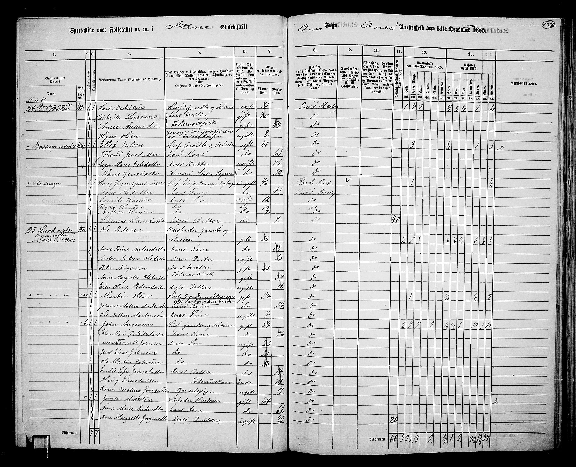 RA, Folketelling 1865 for 0134P Onsøy prestegjeld, 1865, s. 127