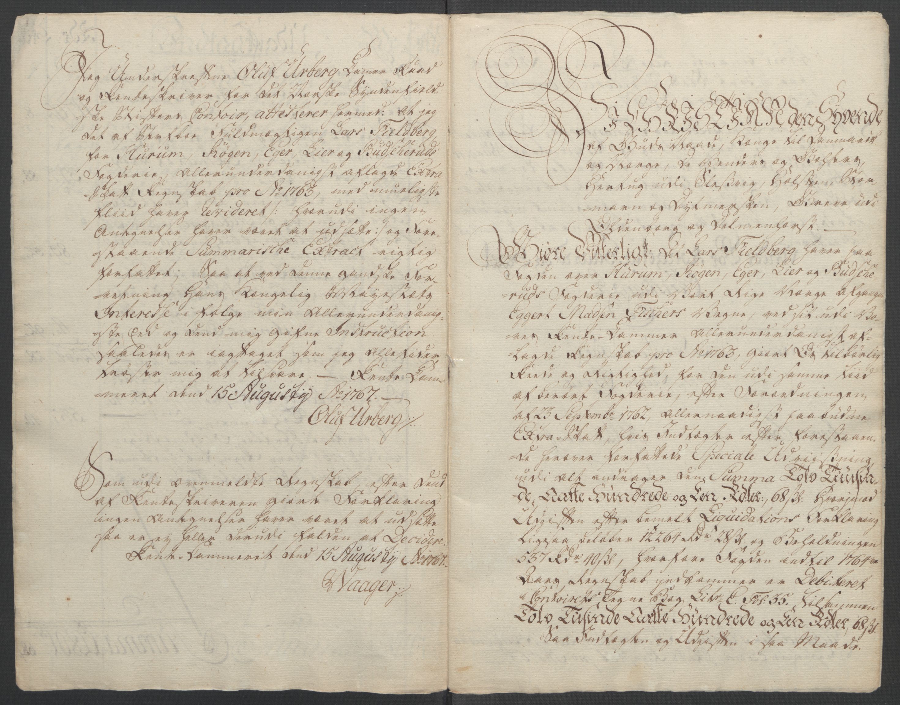 Rentekammeret inntil 1814, Reviderte regnskaper, Fogderegnskap, RA/EA-4092/R31/L1833: Ekstraskatten Hurum, Røyken, Eiker, Lier og Buskerud, 1762-1764, s. 60