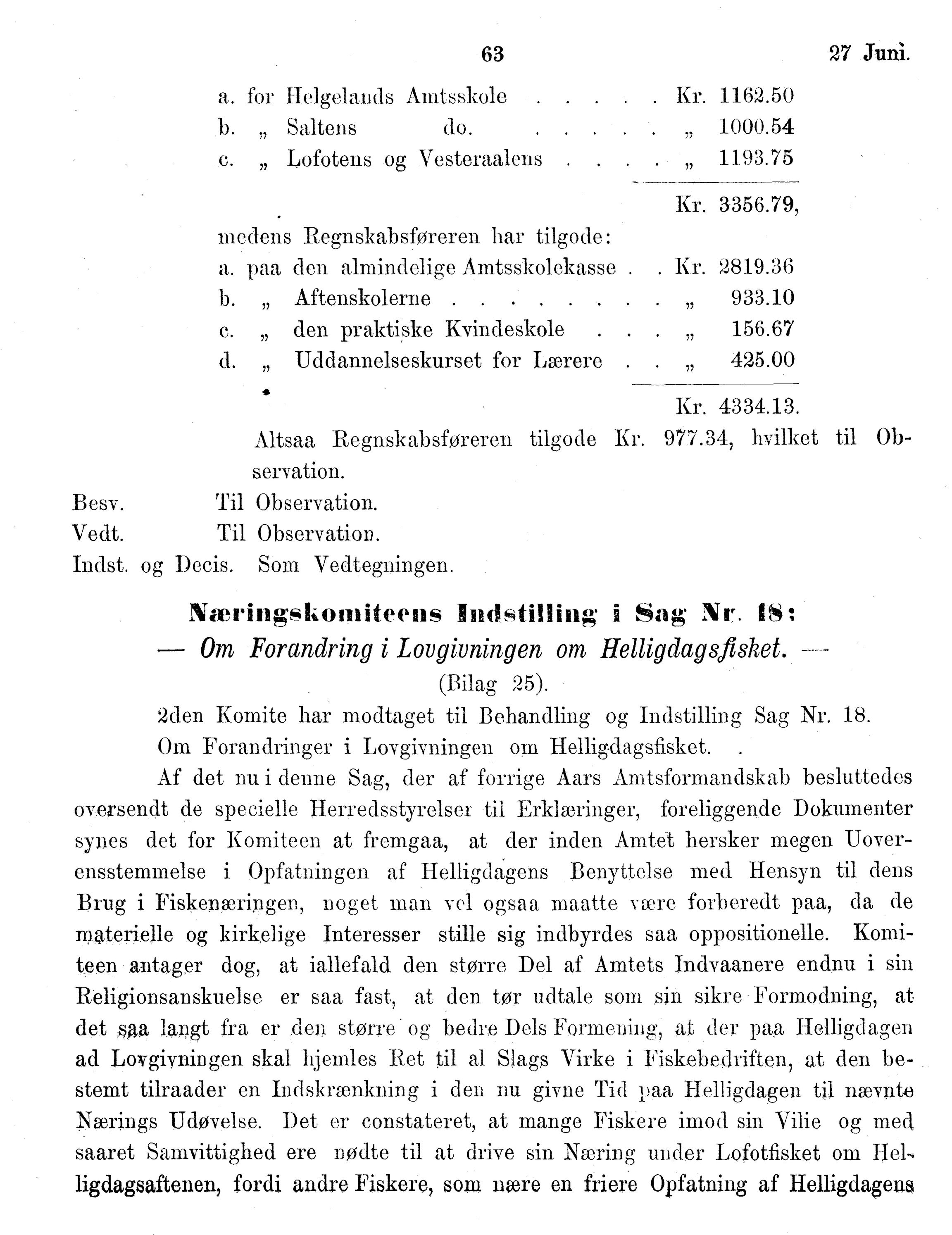 Nordland Fylkeskommune. Fylkestinget, AIN/NFK-17/176/A/Ac/L0014: Fylkestingsforhandlinger 1881-1885, 1881-1885