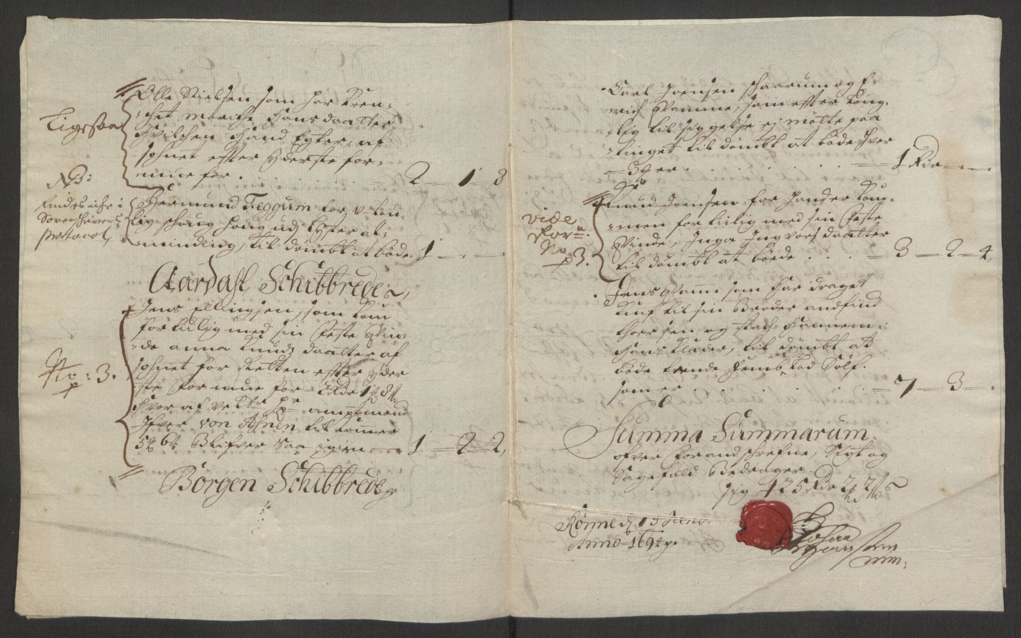 Rentekammeret inntil 1814, Reviderte regnskaper, Fogderegnskap, AV/RA-EA-4092/R52/L3307: Fogderegnskap Sogn, 1693-1694, s. 128