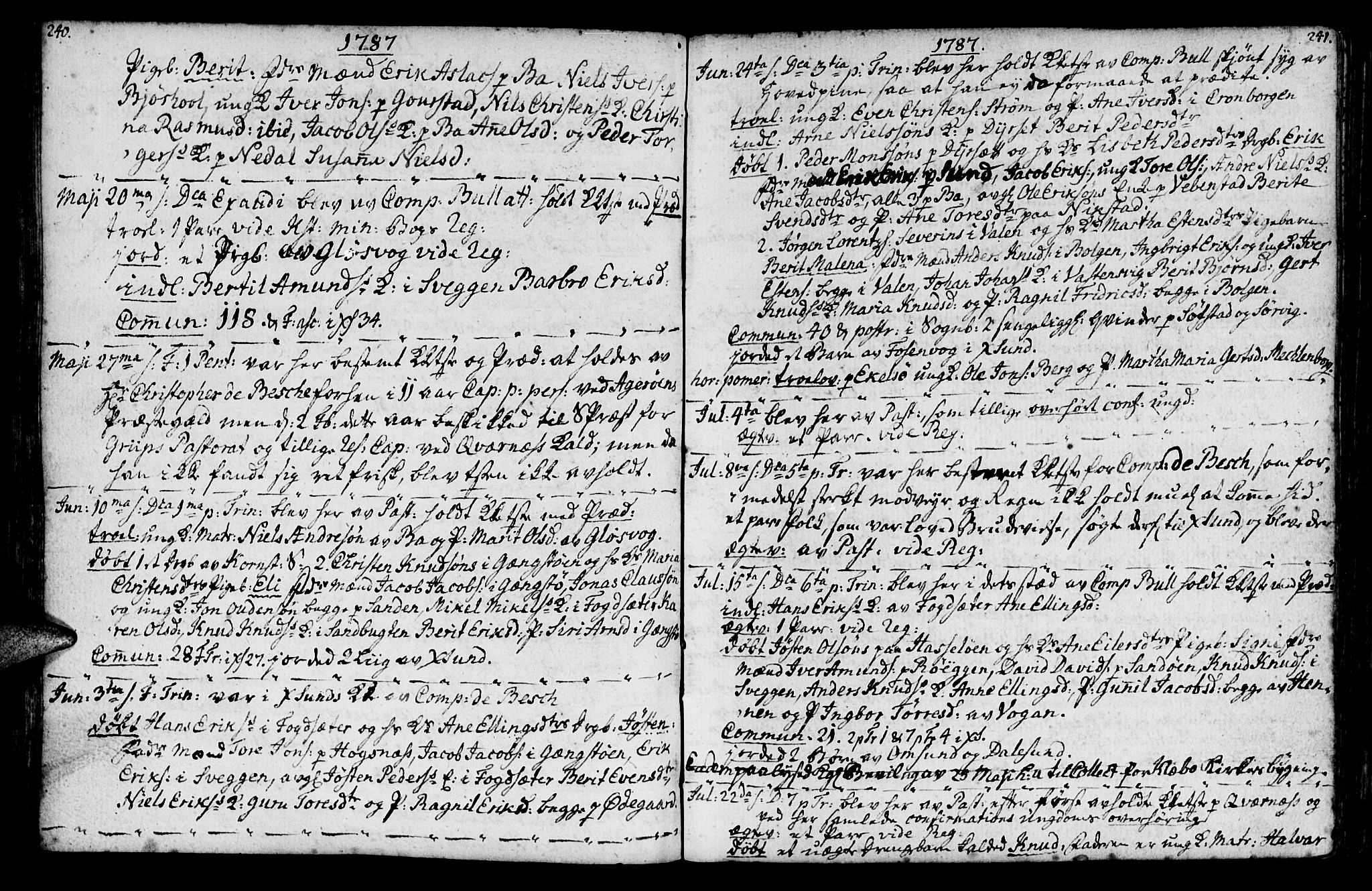 Ministerialprotokoller, klokkerbøker og fødselsregistre - Møre og Romsdal, AV/SAT-A-1454/569/L0816: Ministerialbok nr. 569A02, 1759-1805, s. 240-241