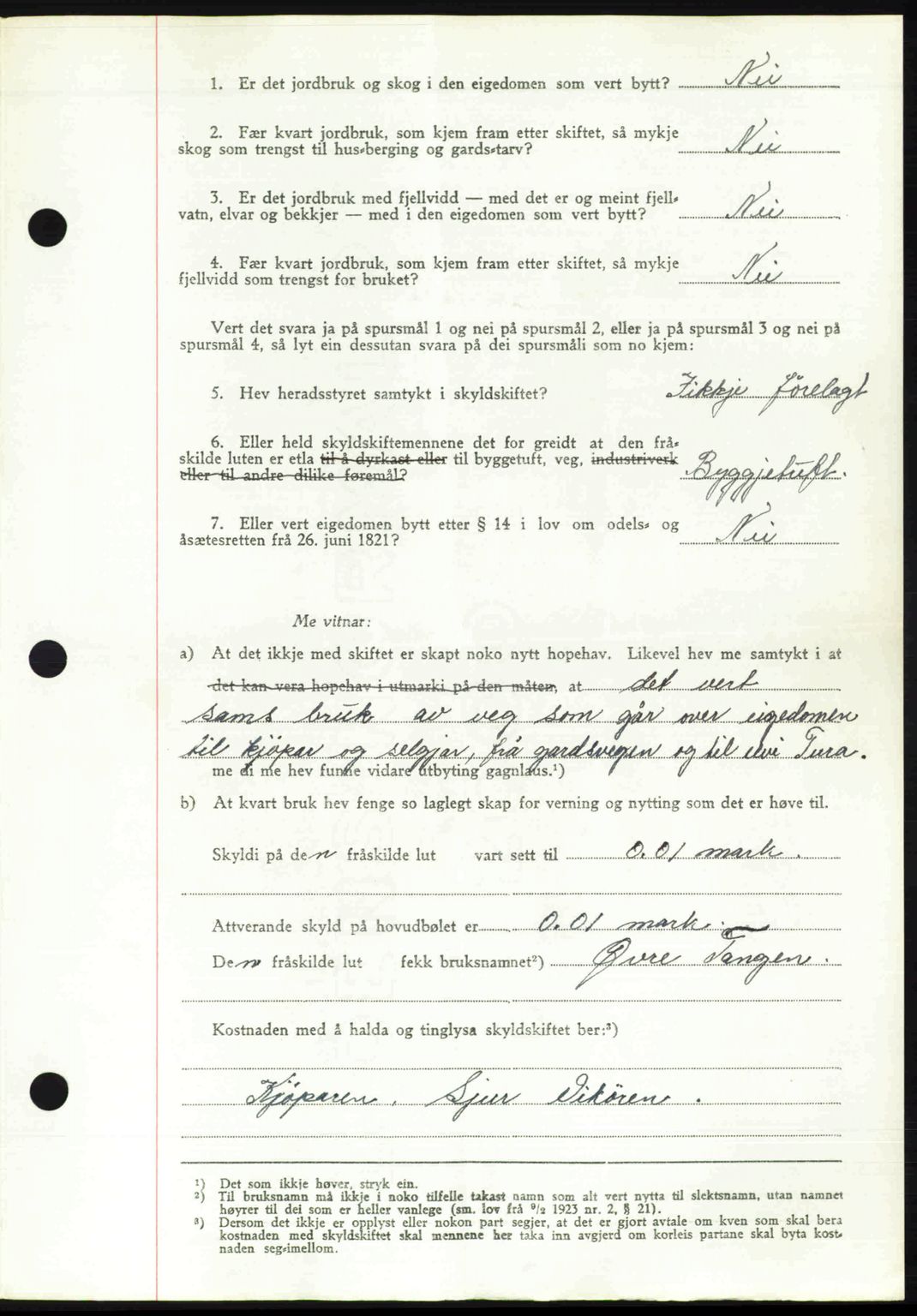 Ytre Sogn tingrett, SAB/A-2601/1/G/Gbb/L0007: Pantebok nr. A4 - A5 (B3), 1949-1949, Dagboknr: 648/1949