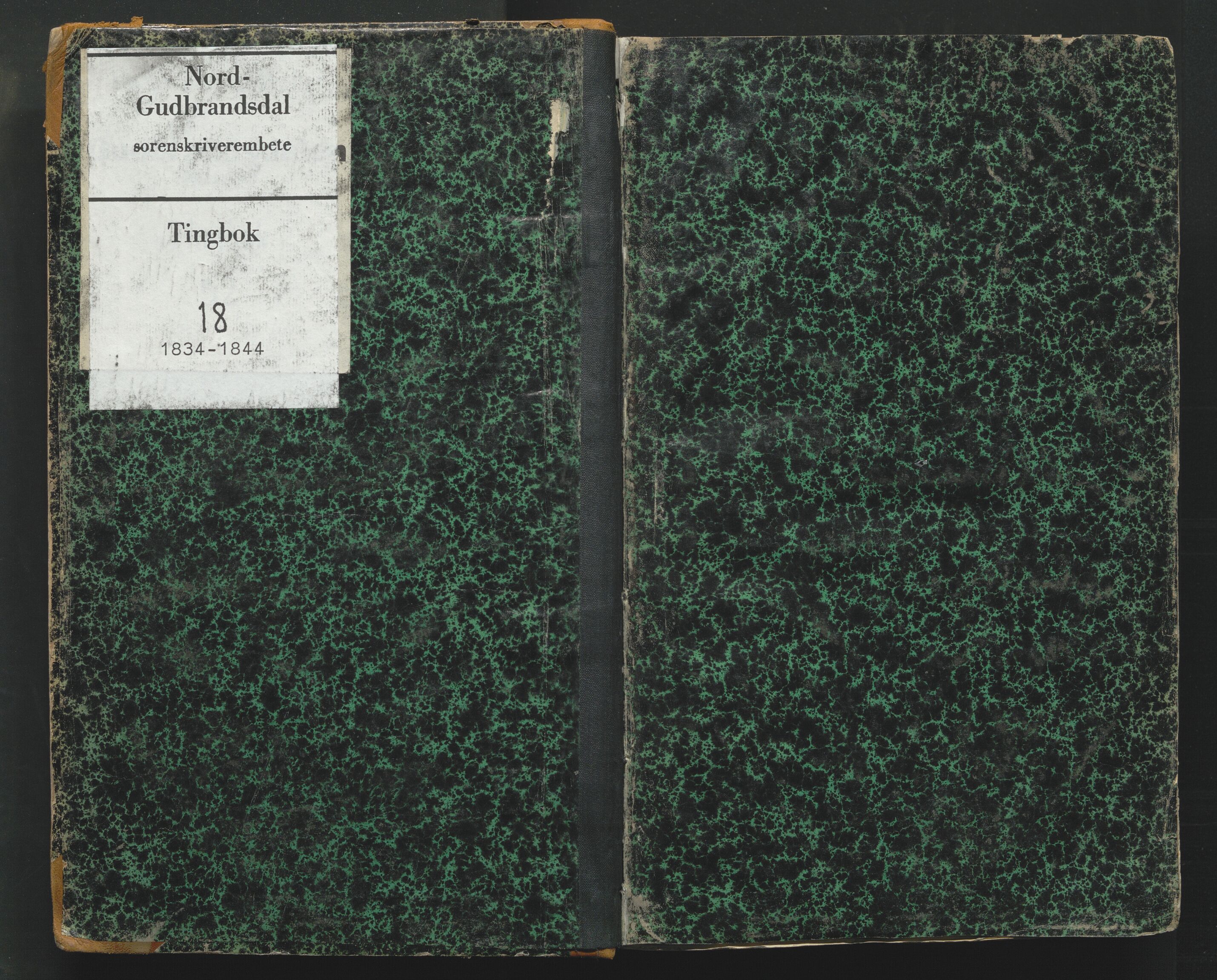 Nord-Gudbrandsdal tingrett, AV/SAH-TING-002/G/Gb/L0018: Tingbok, 1834-1844, s. 2