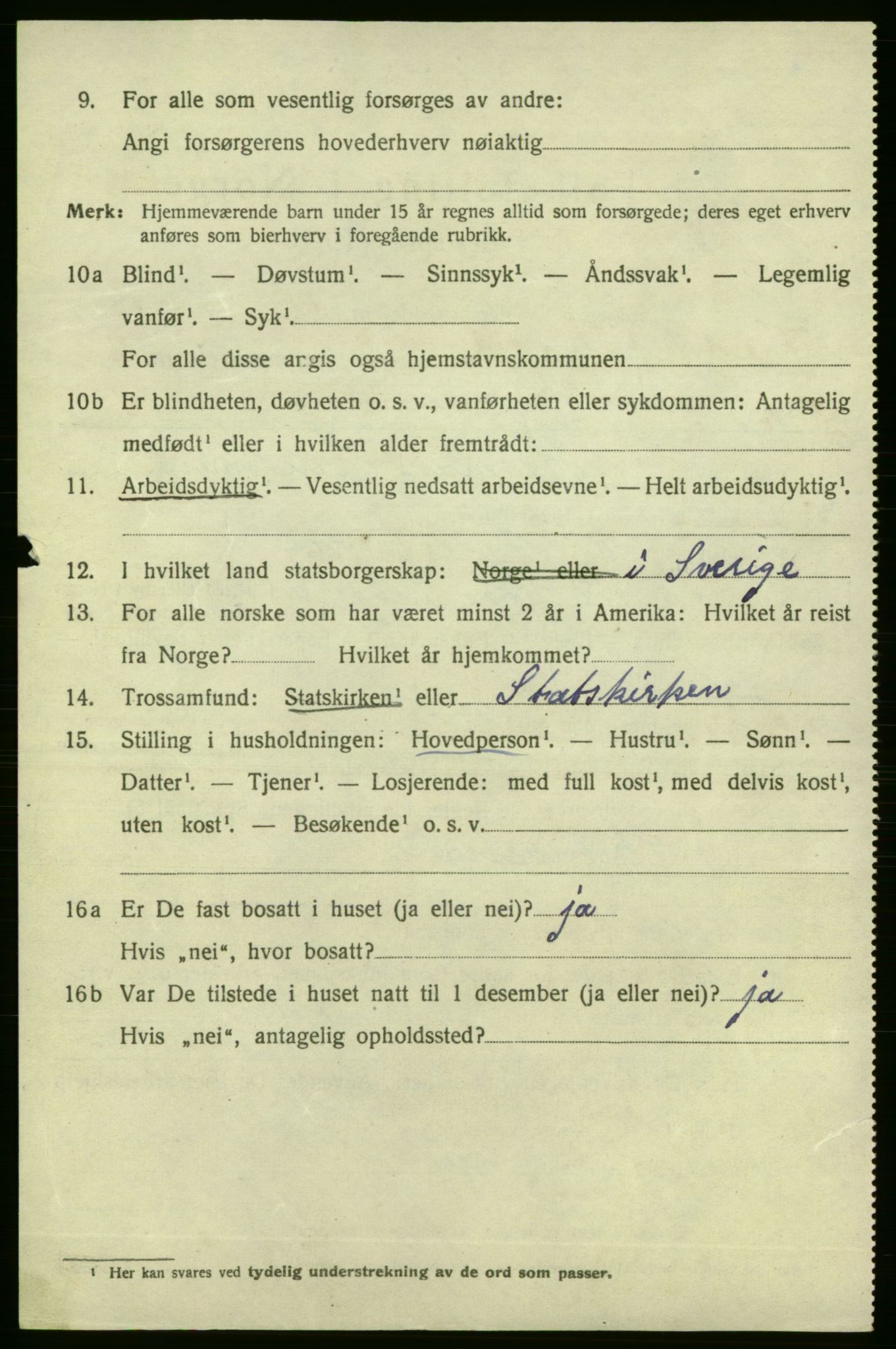 SAO, Folketelling 1920 for 0101 Fredrikshald kjøpstad, 1920, s. 9941