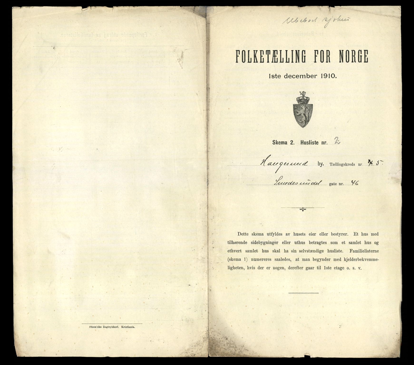 RA, Folketelling 1910 for 1106 Haugesund kjøpstad, 1910, s. 3180