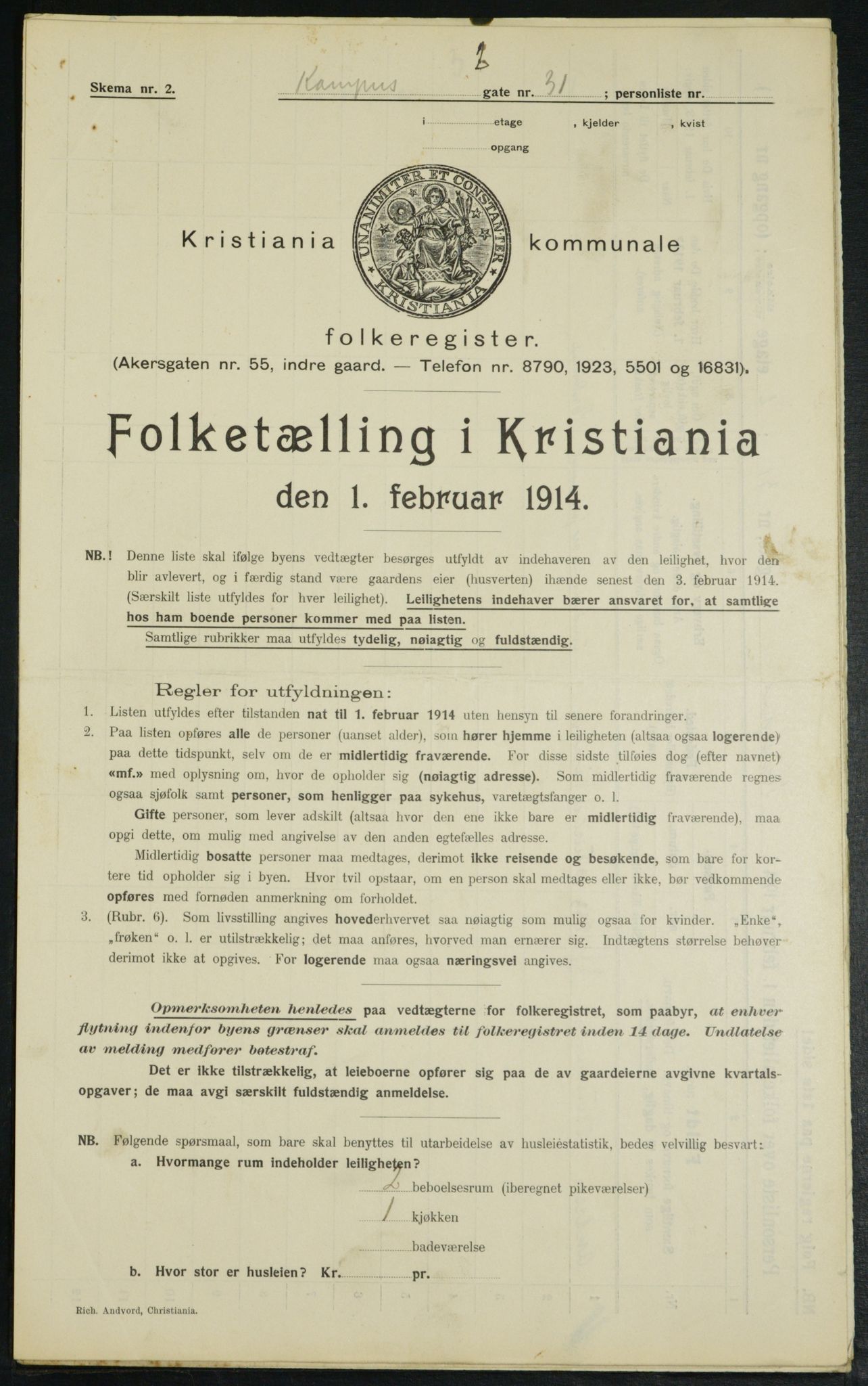OBA, Kommunal folketelling 1.2.1914 for Kristiania, 1914, s. 47903