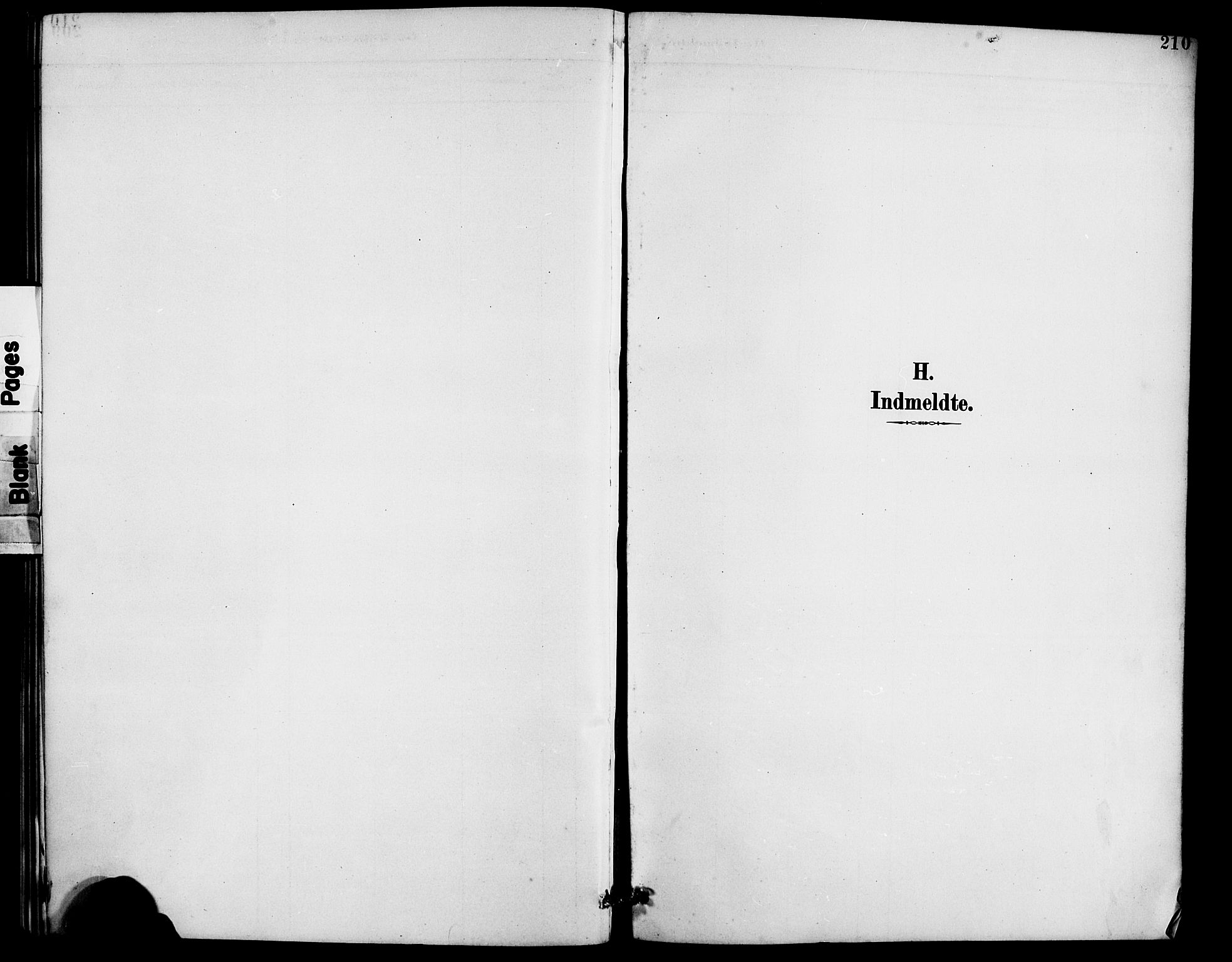 Lund sokneprestkontor, SAST/A-101809/S07/L0007: Klokkerbok nr. B 7, 1890-1925, s. 210