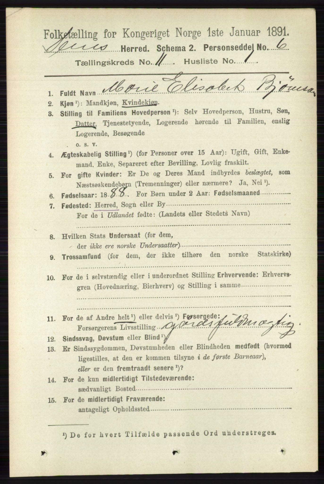 RA, Folketelling 1891 for 0721 Sem herred, 1891, s. 5355