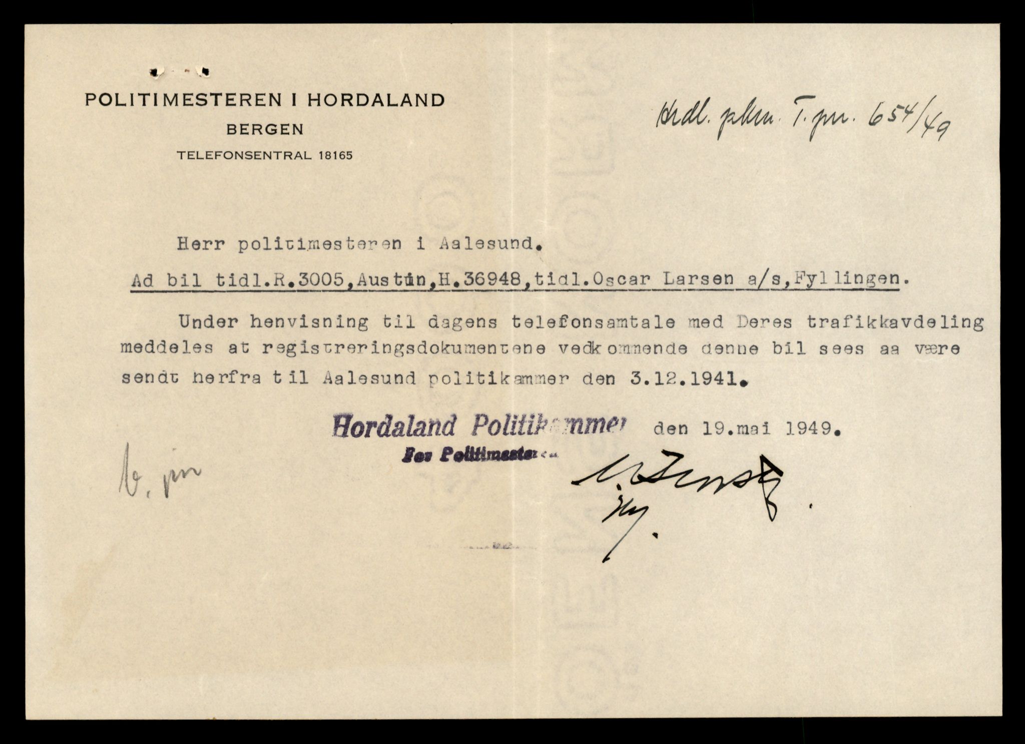 Møre og Romsdal vegkontor - Ålesund trafikkstasjon, AV/SAT-A-4099/F/Fe/L0044: Registreringskort for kjøretøy T 14205 - T 14319, 1927-1998, s. 1736