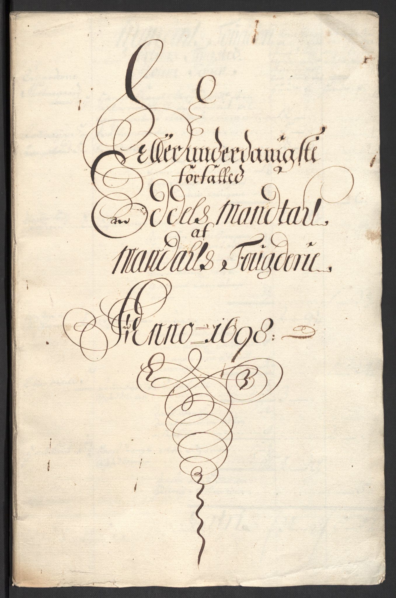 Rentekammeret inntil 1814, Reviderte regnskaper, Fogderegnskap, RA/EA-4092/R43/L2547: Fogderegnskap Lista og Mandal, 1698-1699, s. 119