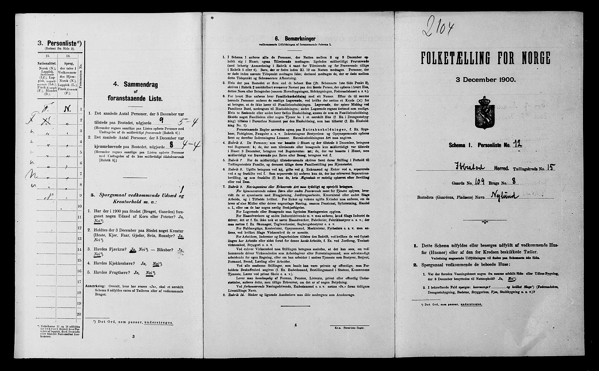 SATØ, Folketelling 1900 for 1917 Ibestad herred, 1900, s. 2057