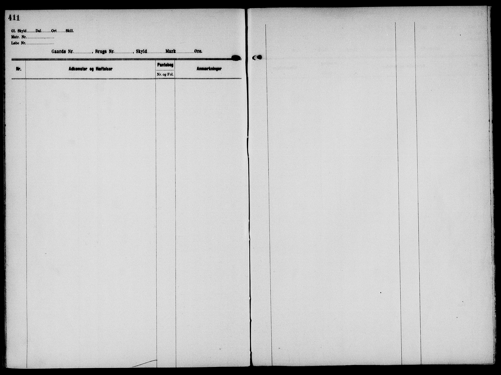 Solør tingrett, AV/SAH-TING-008/H/Ha/Hak/L0005: Panteregister nr. V, 1900-1935, s. 411