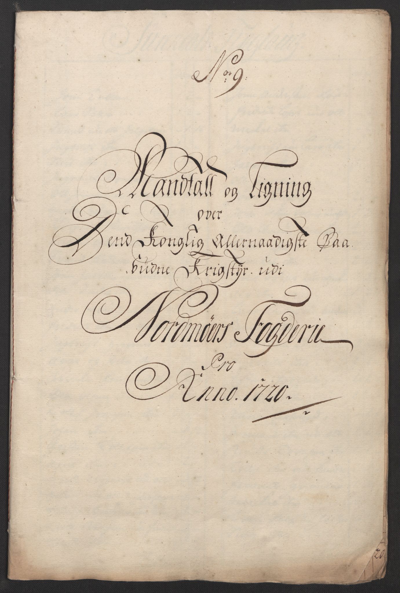 Rentekammeret inntil 1814, Reviderte regnskaper, Fogderegnskap, RA/EA-4092/R56/L3753: Fogderegnskap Nordmøre, 1720, s. 302