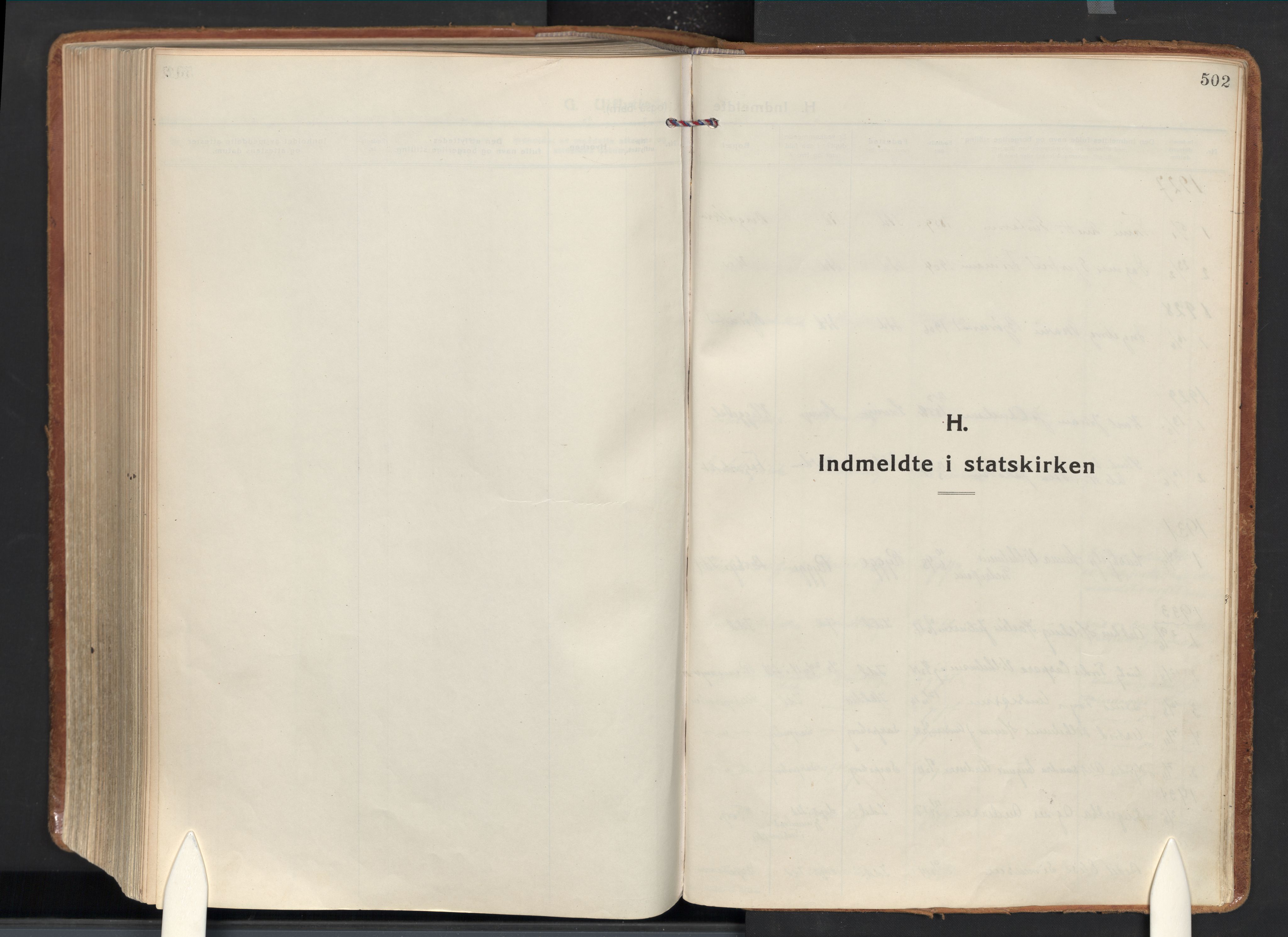 Idd prestekontor Kirkebøker, SAO/A-10911/F/Fc/L0008: Ministerialbok nr. III 8, 1926-1953, s. 502