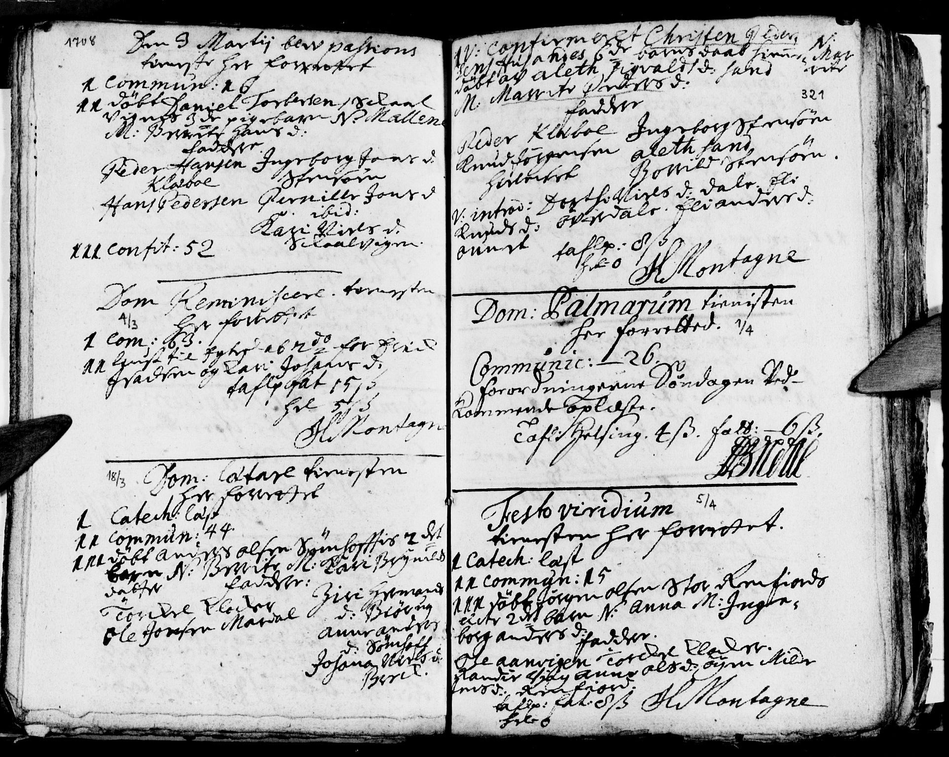 Ministerialprotokoller, klokkerbøker og fødselsregistre - Nordland, AV/SAT-A-1459/812/L0172: Ministerialbok nr. 812A01, 1677-1718, s. 321