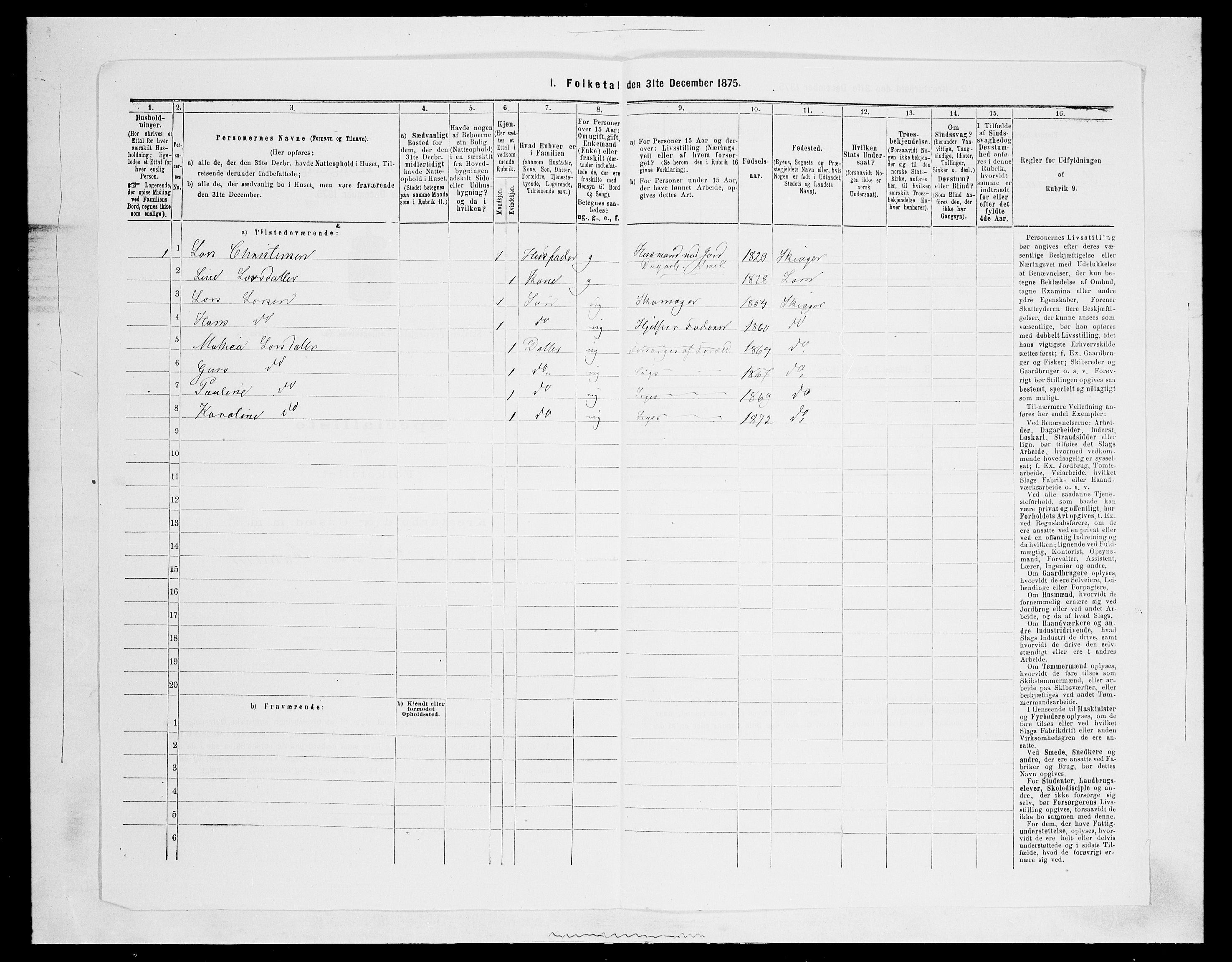 SAH, Folketelling 1875 for 0513P Skjåk prestegjeld, 1875, s. 482