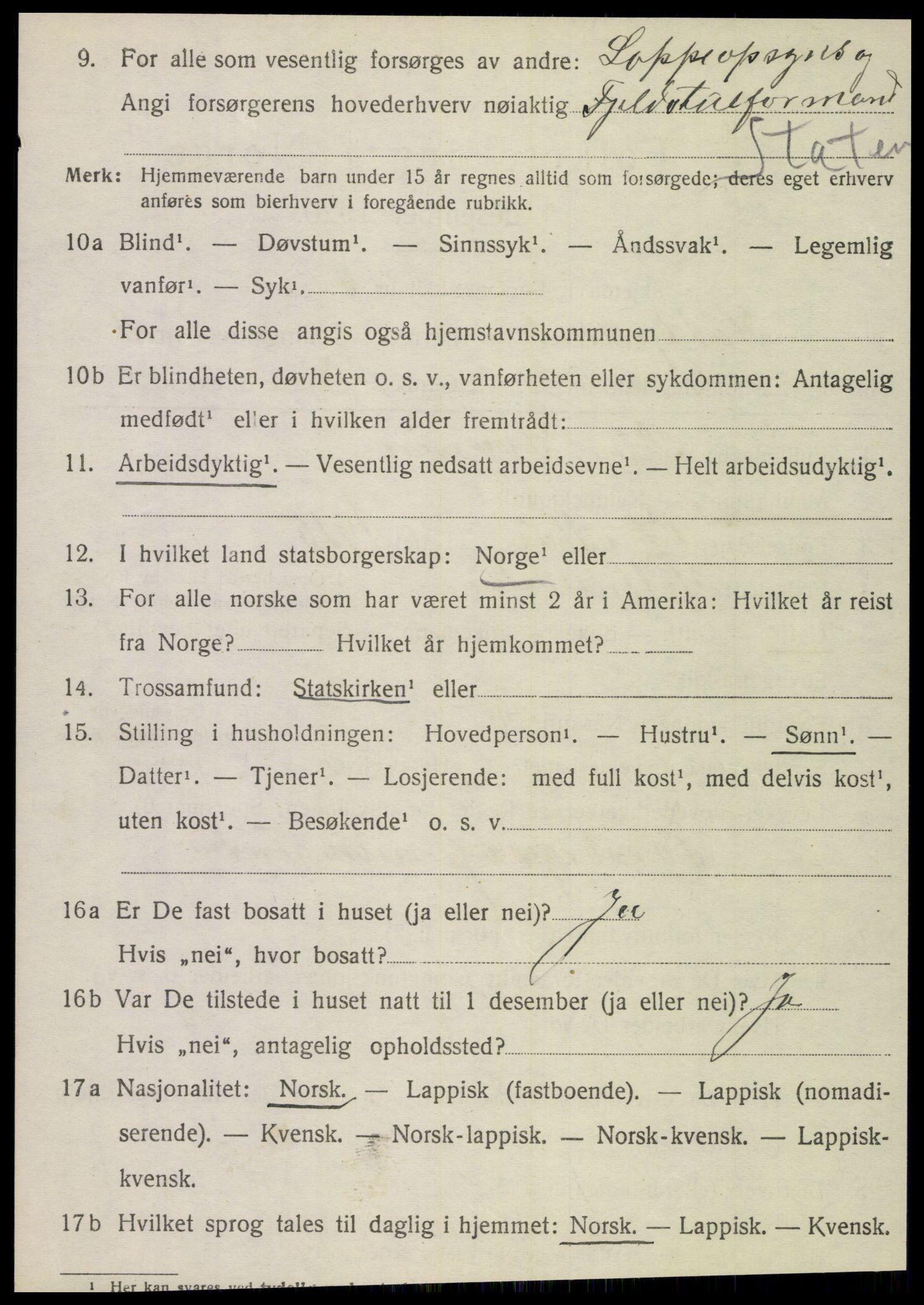 SAT, Folketelling 1920 for 1826 Hattfjelldal herred, 1920, s. 2517