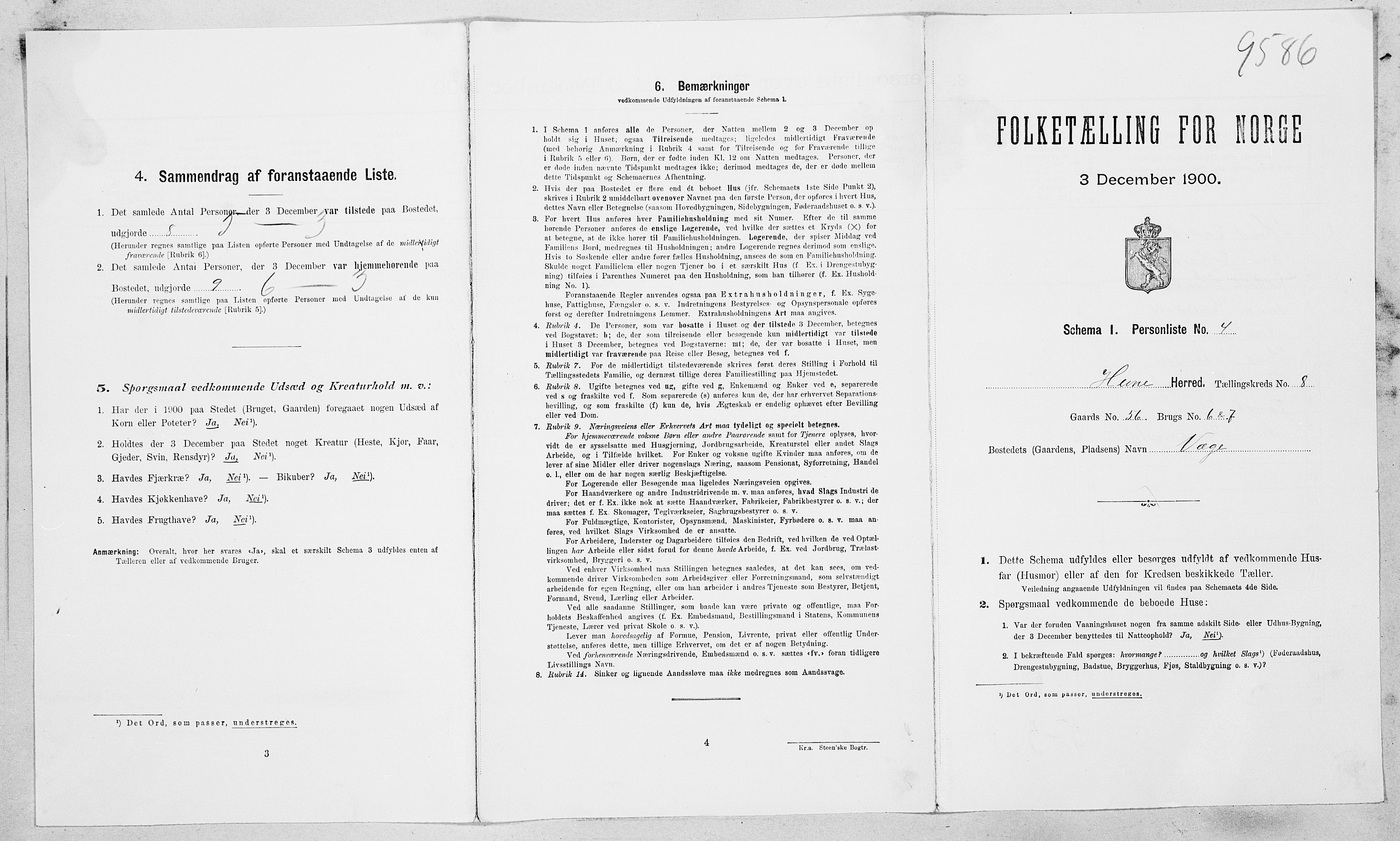 SAT, Folketelling 1900 for 1612 Hemne herred, 1900, s. 923