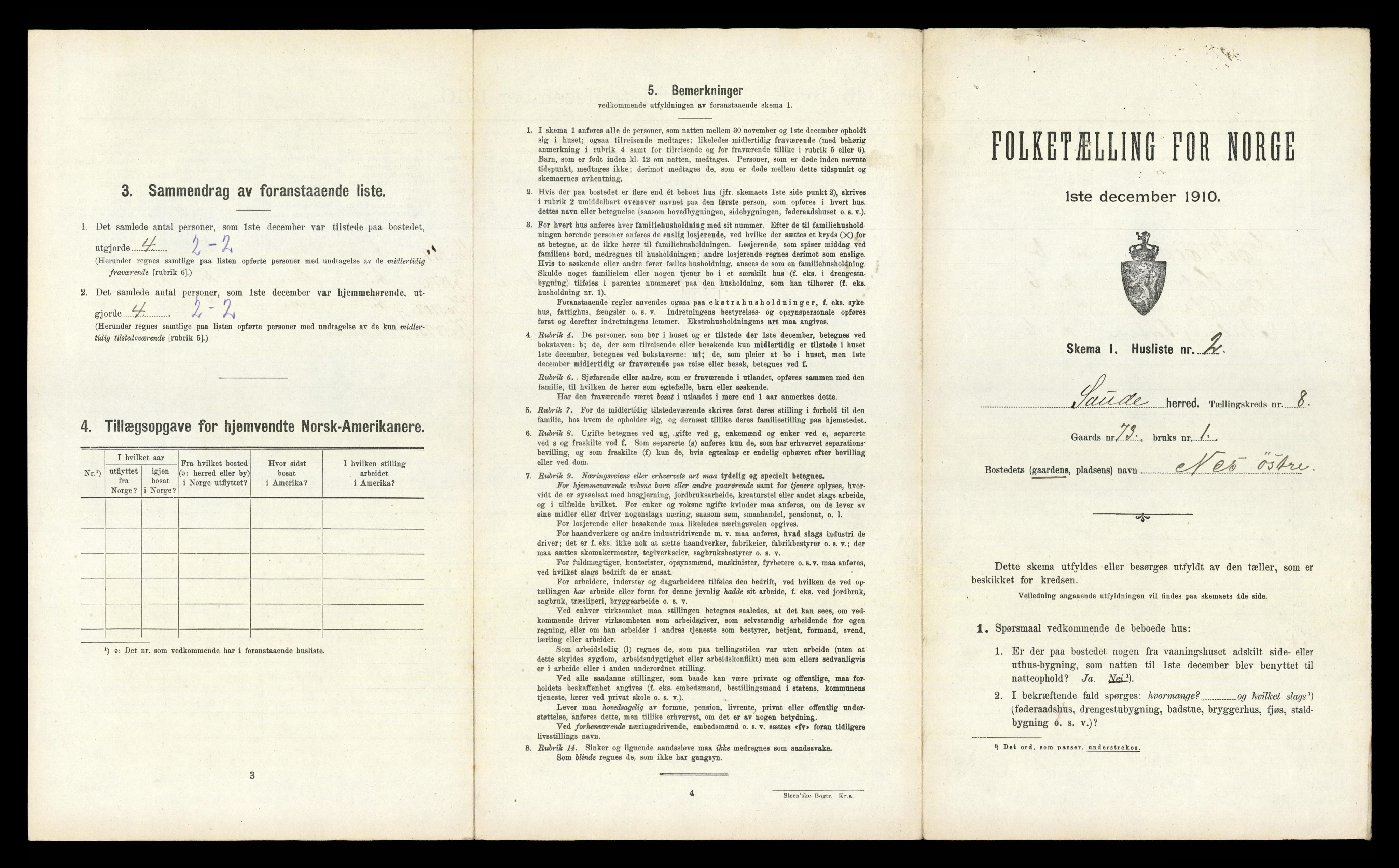RA, Folketelling 1910 for 0822 Sauherad herred, 1910, s. 807
