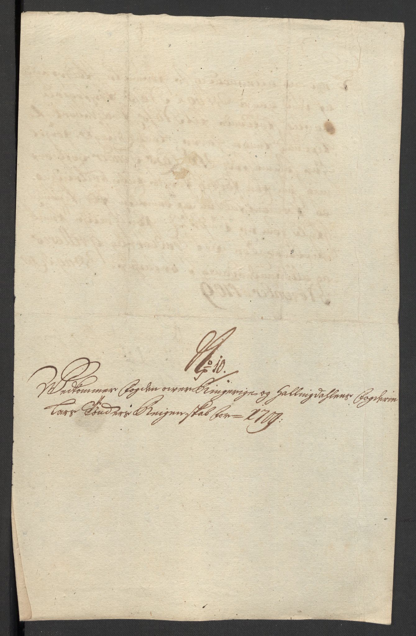 Rentekammeret inntil 1814, Reviderte regnskaper, Fogderegnskap, AV/RA-EA-4092/R23/L1468: Fogderegnskap Ringerike og Hallingdal, 1709-1710, s. 182