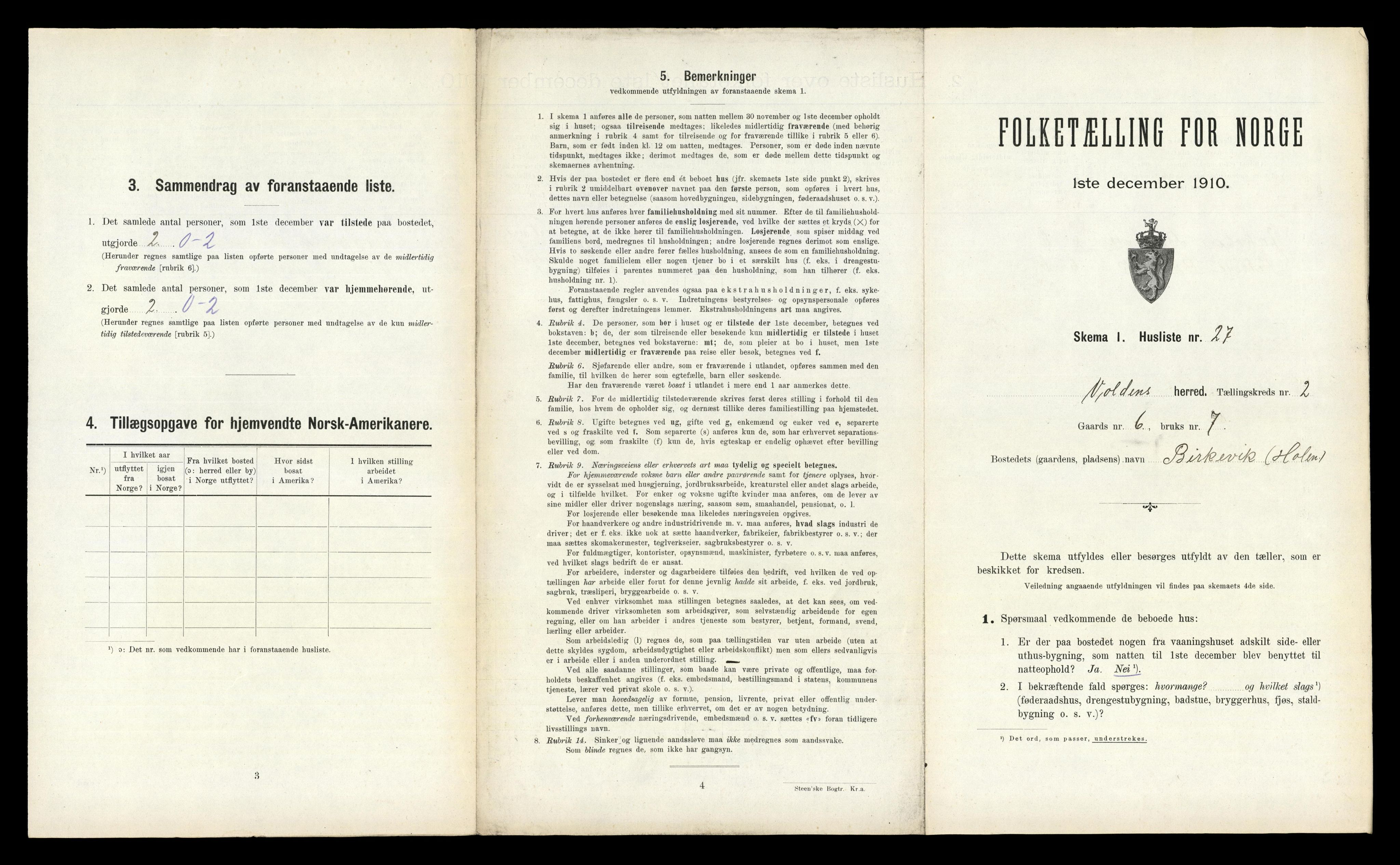 RA, Folketelling 1910 for 1519 Volda herred, 1910, s. 148