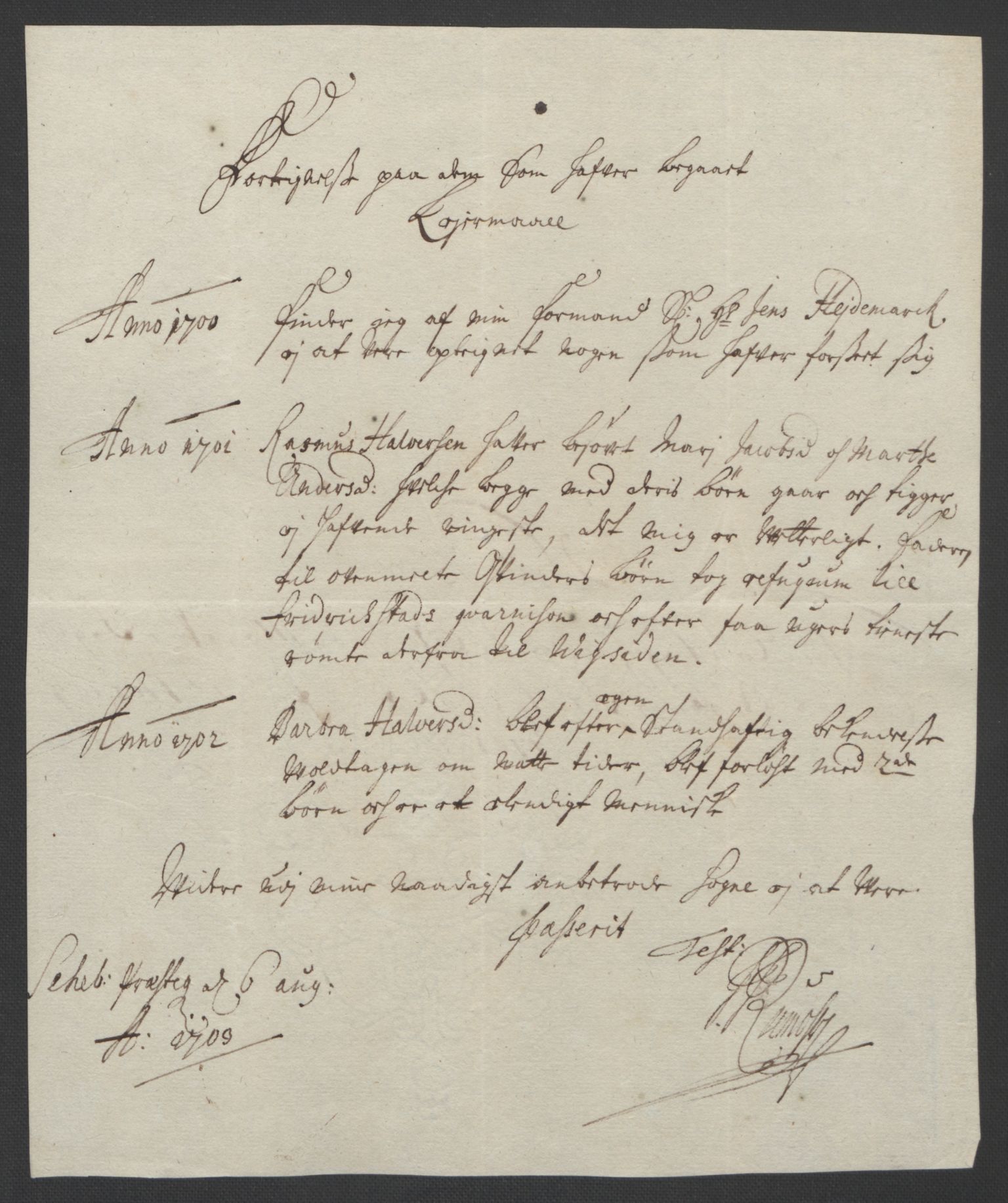 Rentekammeret inntil 1814, Reviderte regnskaper, Fogderegnskap, AV/RA-EA-4092/R01/L0015: Fogderegnskap Idd og Marker, 1700-1701, s. 367