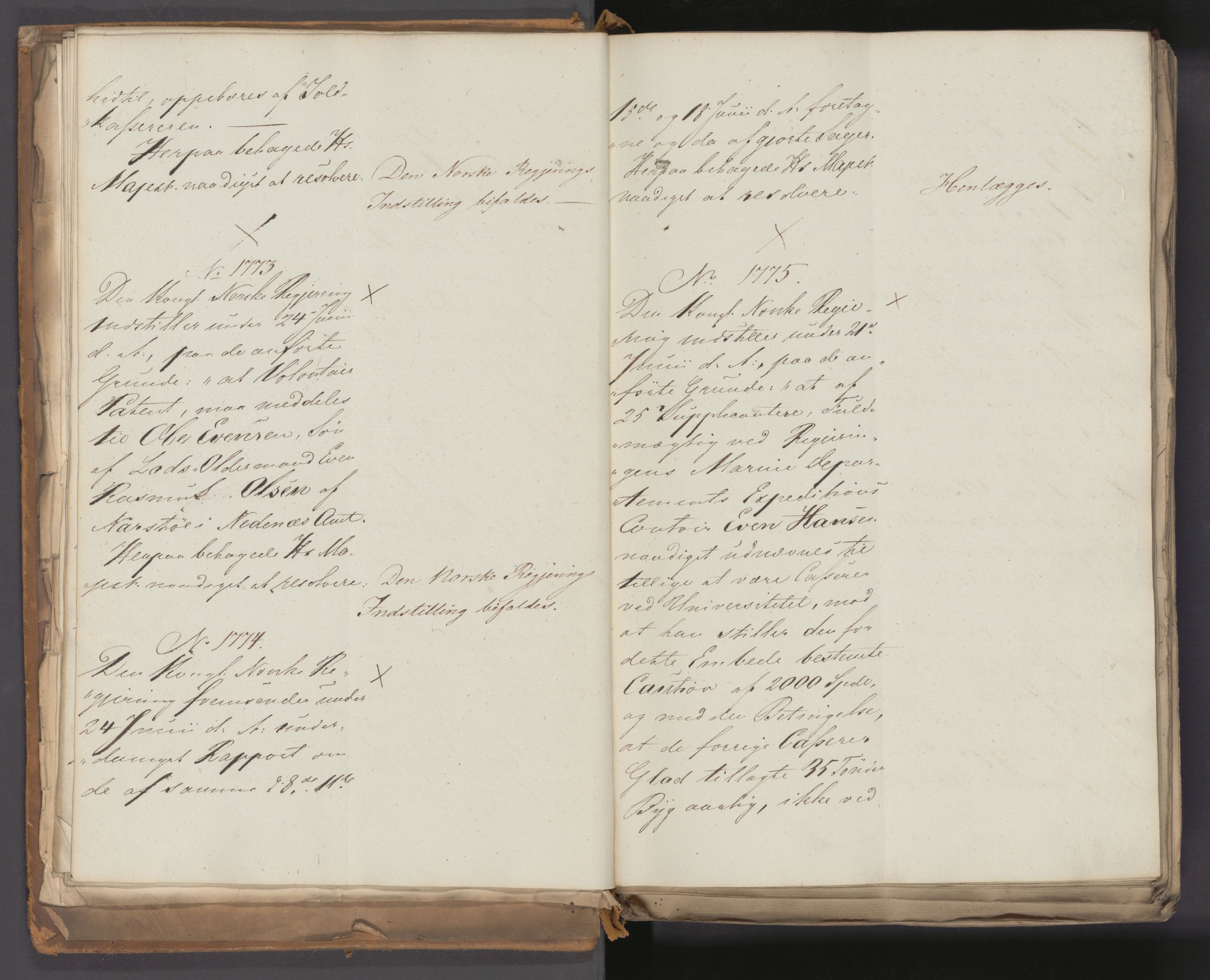 Statsrådssekretariatet, AV/RA-S-1001/A/Ab/L0019: Kgl. res. nr. 1753-2274, 2. halvår, 1824