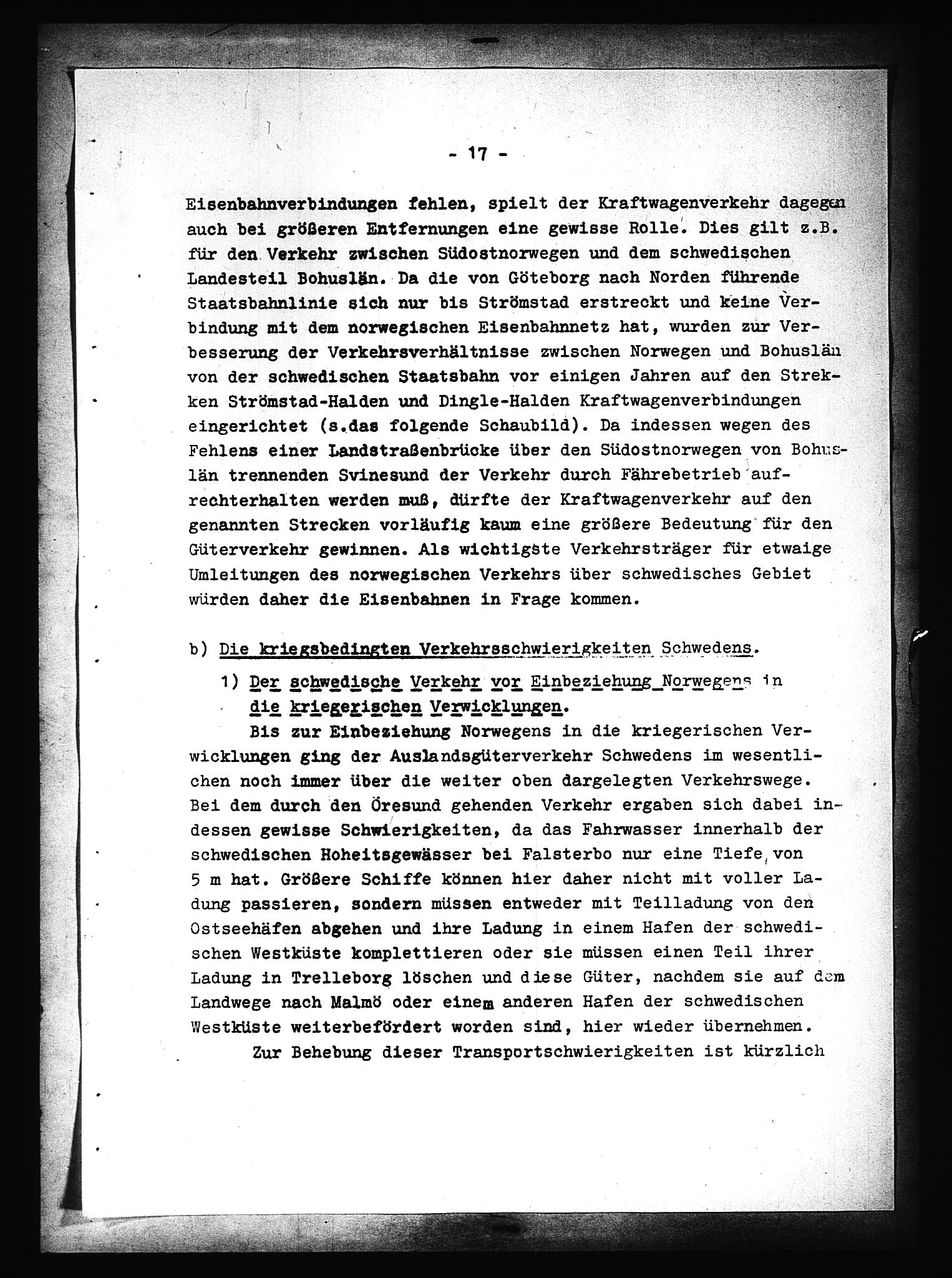 Documents Section, AV/RA-RAFA-2200/V/L0090: Amerikansk mikrofilm "Captured German Documents".
Box No. 952.  FKA jnr. 59/1955., 1940, s. 22