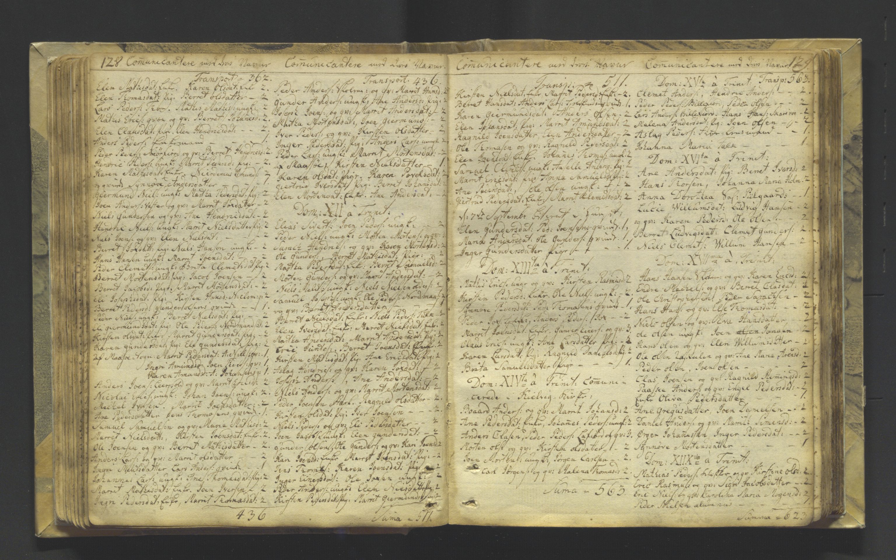 Kistrand/Porsanger sokneprestembete, AV/SATØ-S-1351/H/Ha/L0001.kirke: Ministerialbok nr. 1, 1764-1792, s. 128-129
