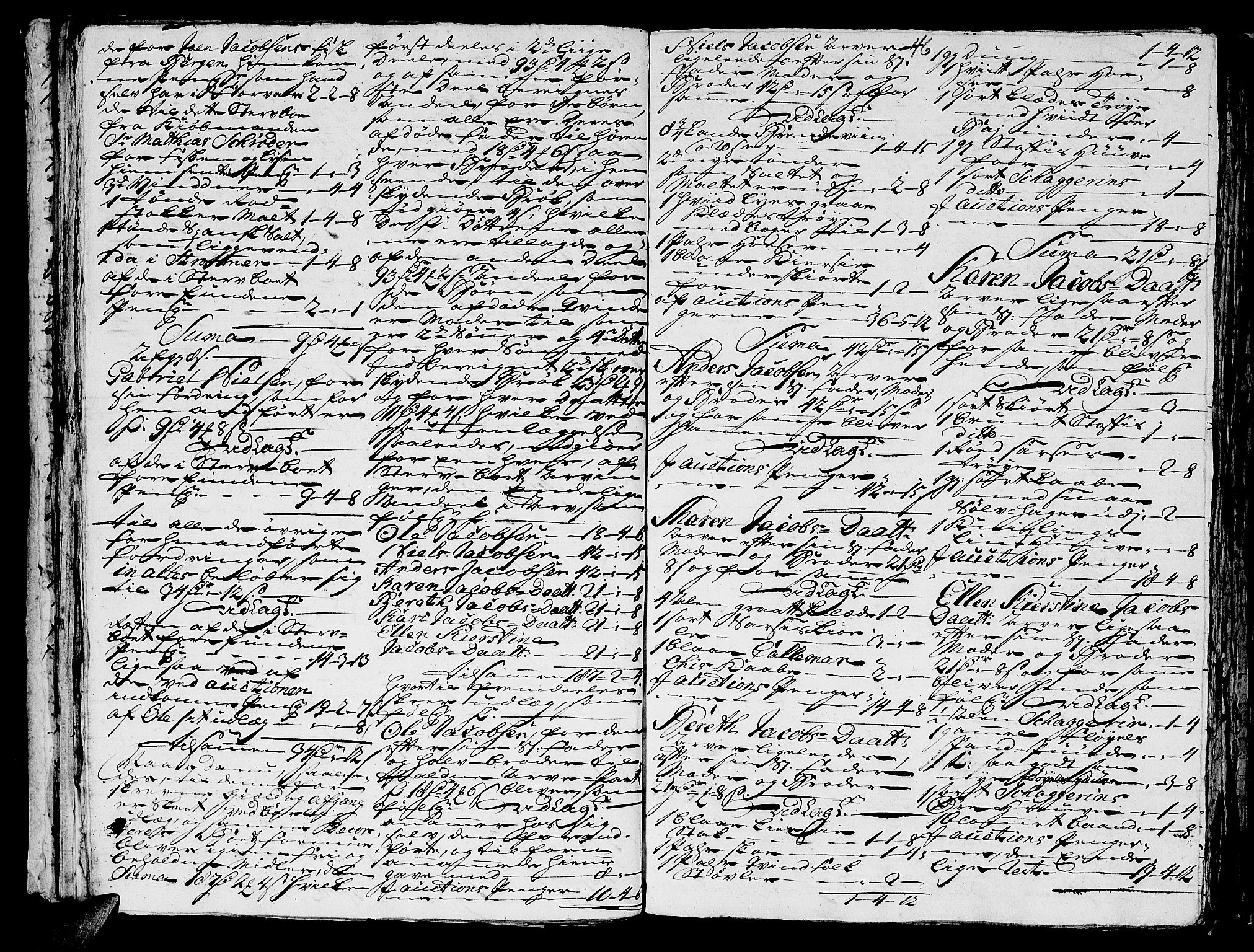 Helgeland sorenskriveri, AV/SAT-A-0004/3/3A/L0031: Konseptprotokoll 16, 1754, s. 45b-46a