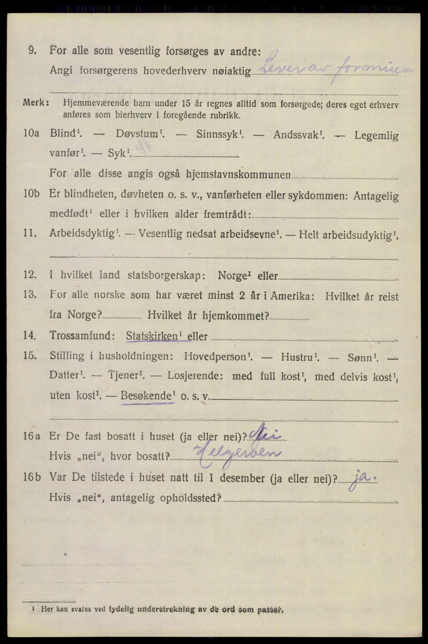 SAKO, Folketelling 1920 for 0813 Eidanger herred, 1920, s. 5049