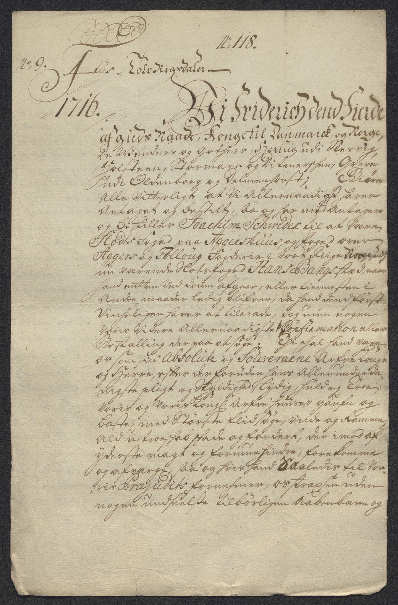 Kristiania stiftamt, AV/SAO-A-10386/E/Ed/Ede/L0005: Fogder, 1716, s. 12