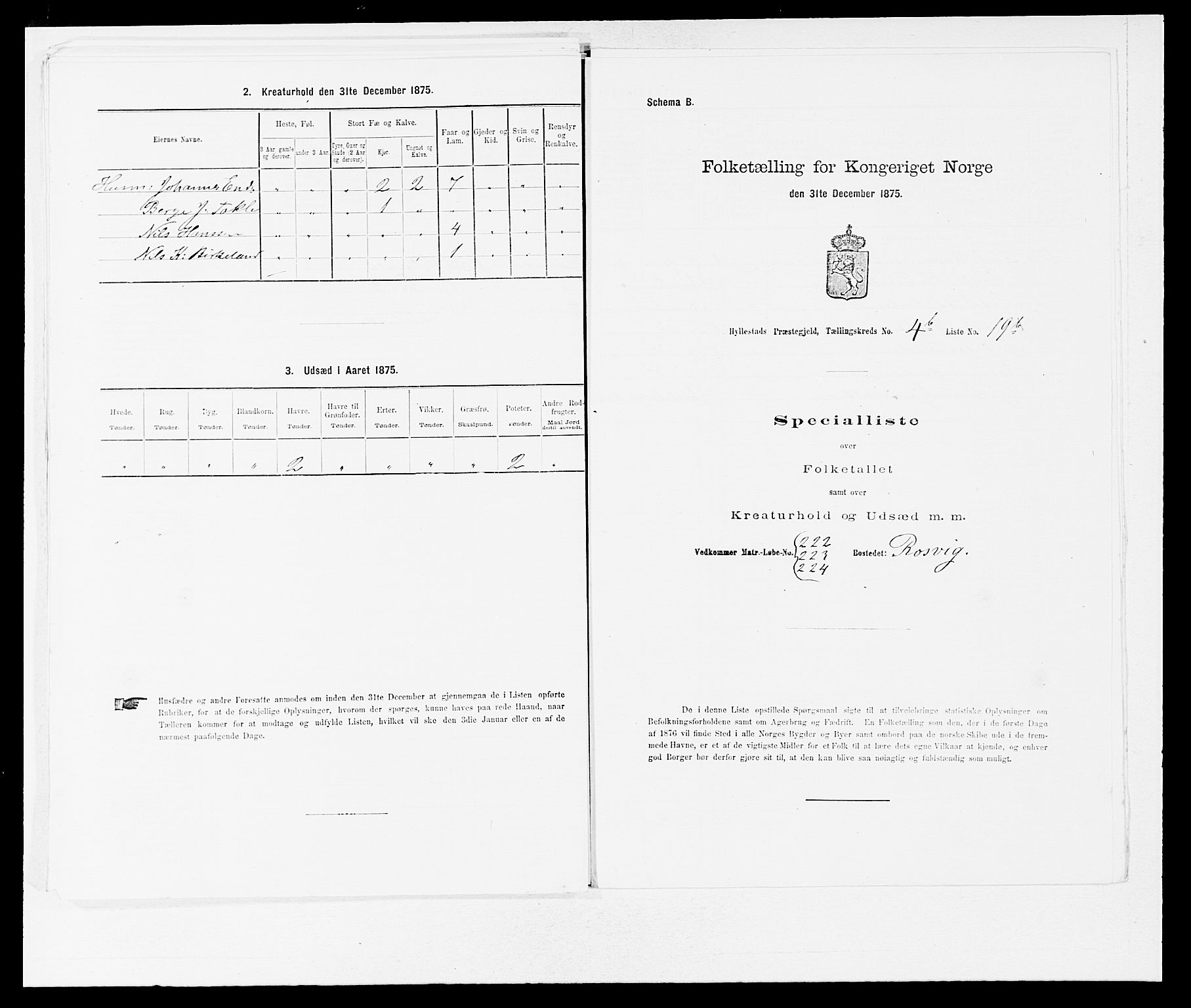 SAB, Folketelling 1875 for 1413P Hyllestad prestegjeld, 1875, s. 468