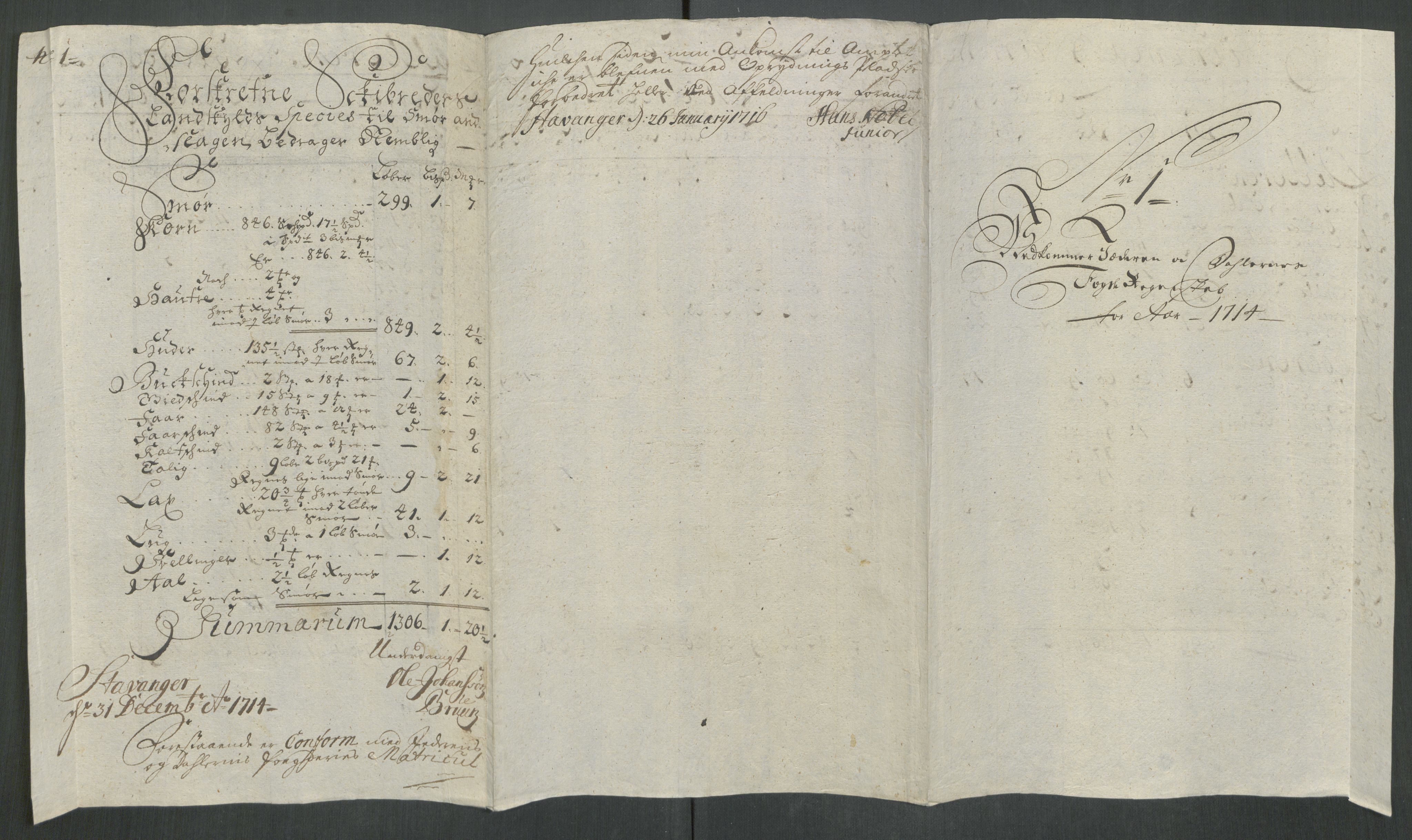 Rentekammeret inntil 1814, Reviderte regnskaper, Fogderegnskap, RA/EA-4092/R46/L2738: Fogderegnskap Jæren og Dalane, 1713-1714, s. 267