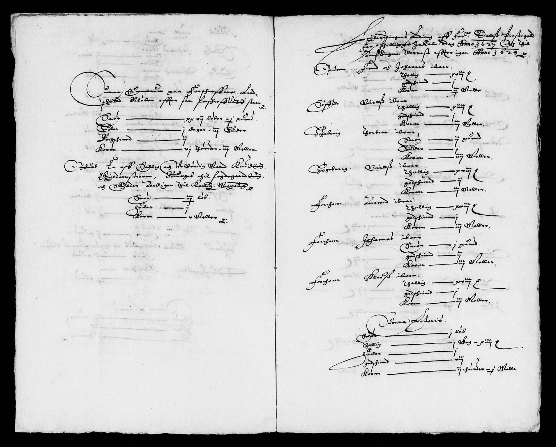 Rentekammeret inntil 1814, Reviderte regnskaper, Lensregnskaper, AV/RA-EA-5023/R/Rb/Rbt/L0044: Bergenhus len, 1627-1628
