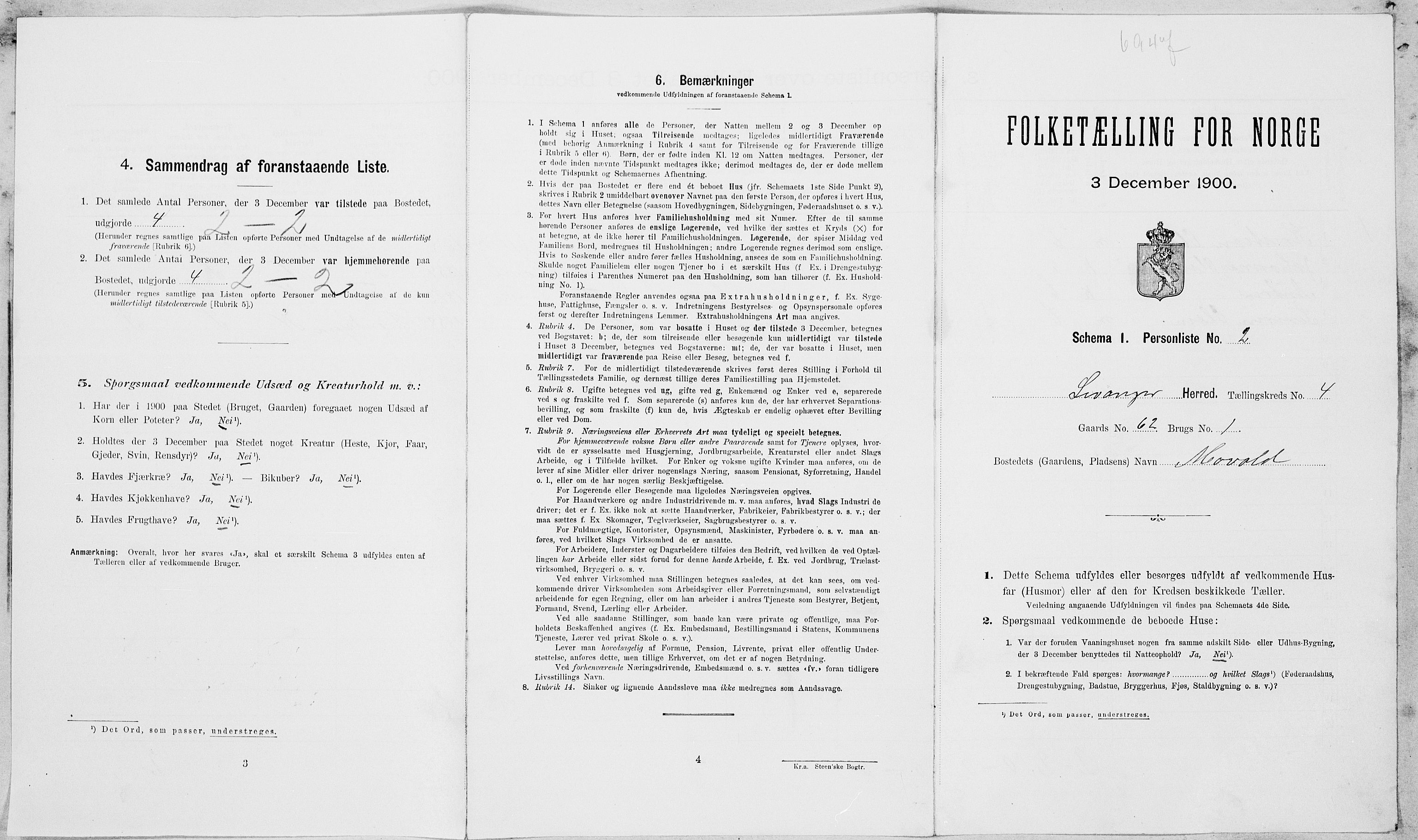 SAT, Folketelling 1900 for 1720 Levanger herred, 1900, s. 613