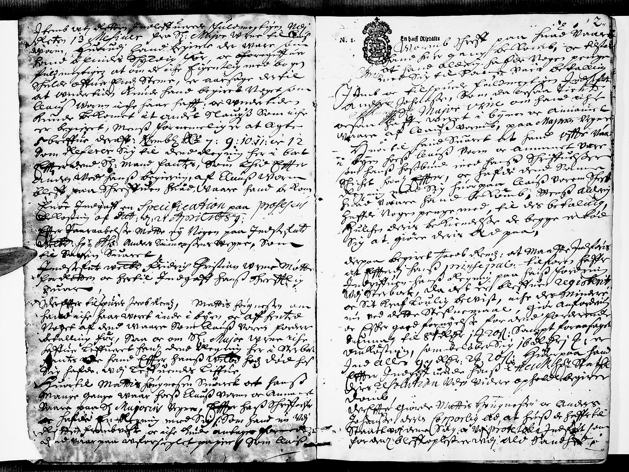 Nedre Romerike sorenskriveri, SAO/A-10469/F/Fb/L0020: Tingbok, 1689-1690, s. 1b-2a