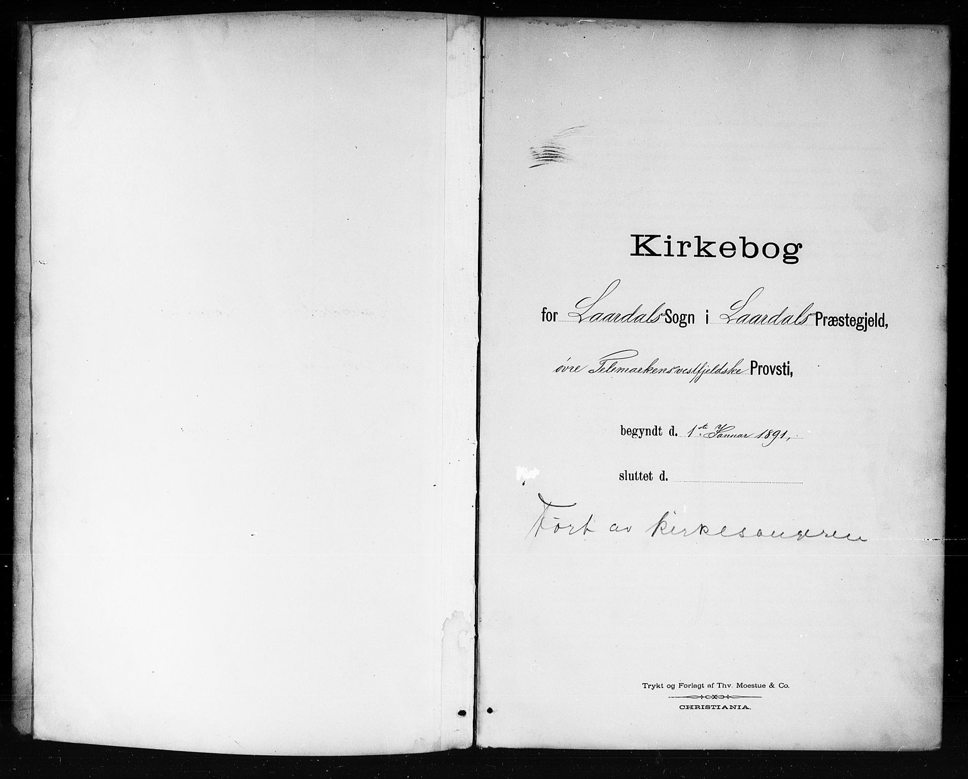 Lårdal kirkebøker, SAKO/A-284/G/Ga/L0003: Klokkerbok nr. I 3, 1891-1918