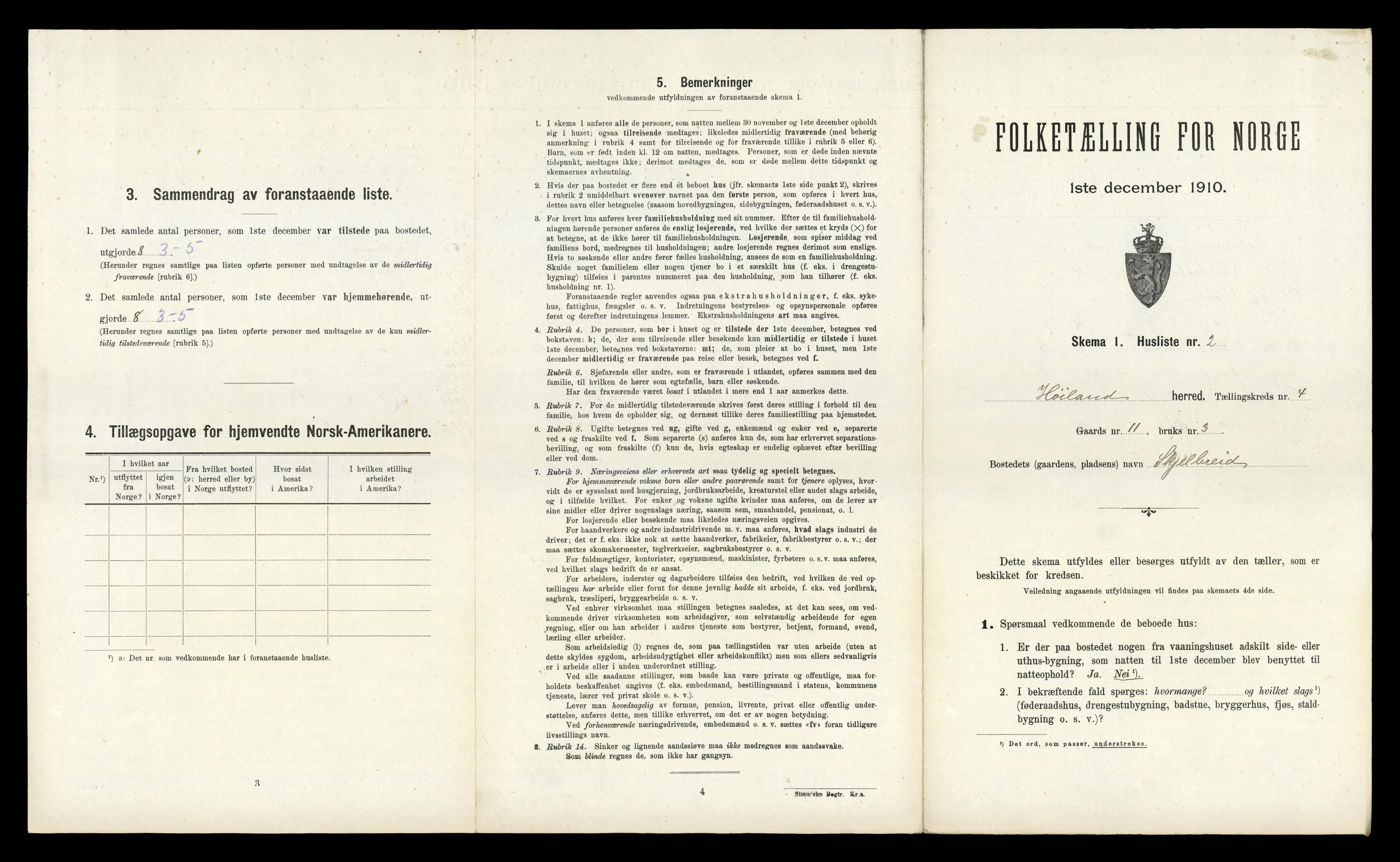 RA, Folketelling 1910 for 1123 Høyland herred, 1910, s. 248