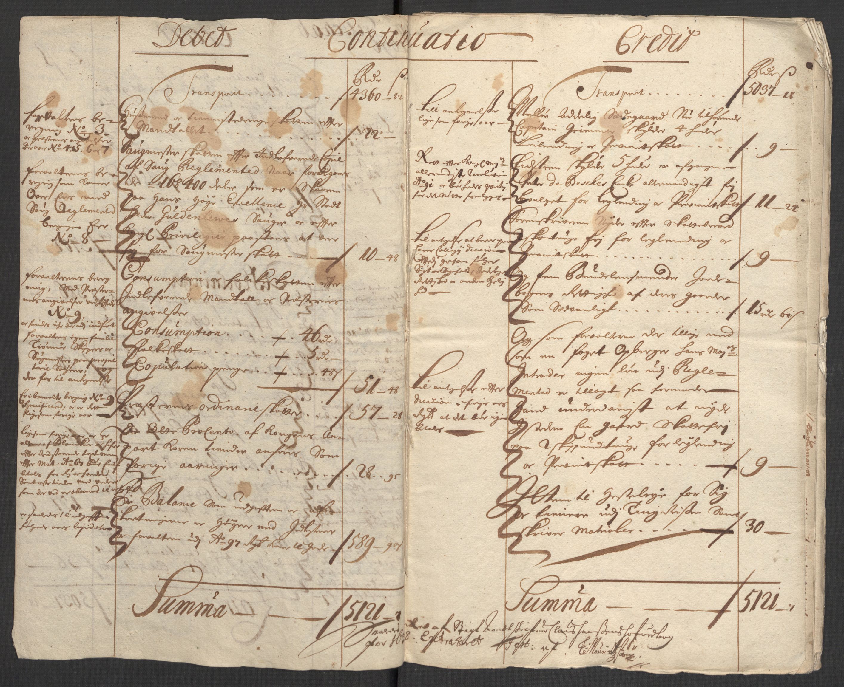 Rentekammeret inntil 1814, Reviderte regnskaper, Fogderegnskap, RA/EA-4092/R33/L1975: Fogderegnskap Larvik grevskap, 1696-1697, s. 5
