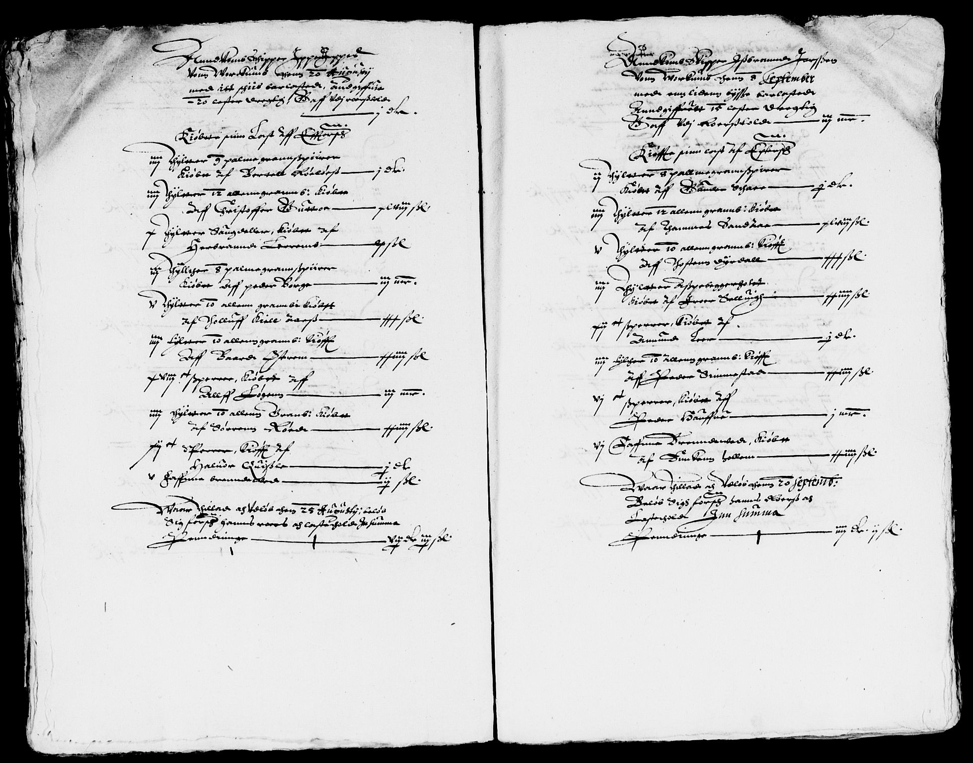 Rentekammeret inntil 1814, Reviderte regnskaper, Lensregnskaper, AV/RA-EA-5023/R/Rb/Rbo/L0001: Tønsberg len, 1584-1612