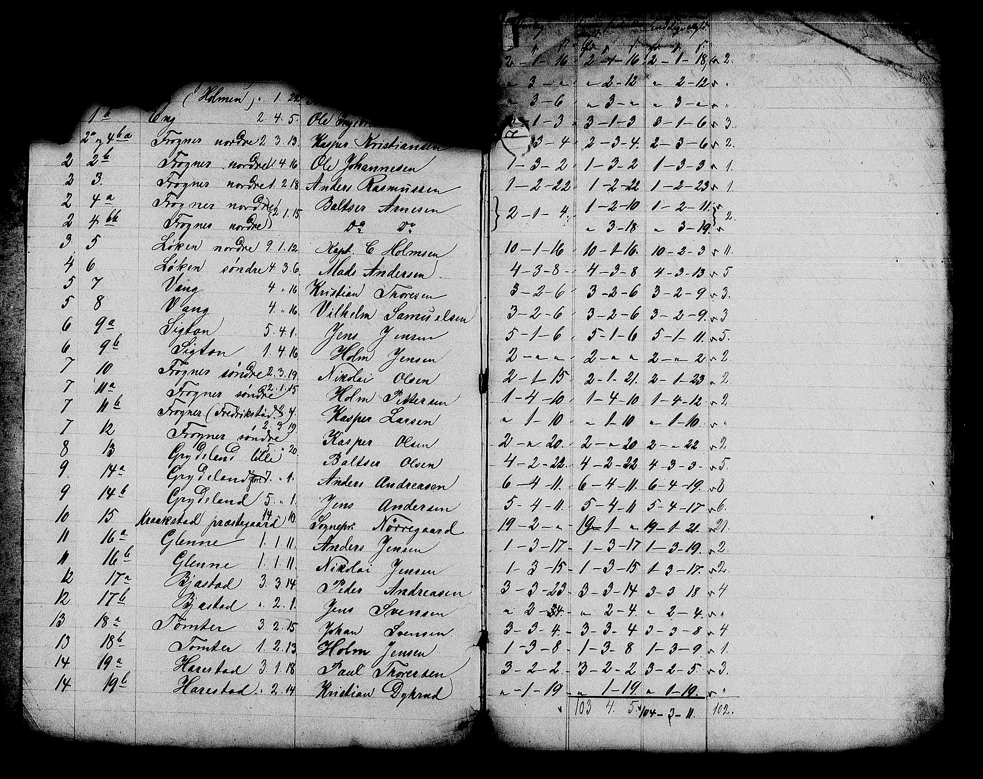 Matrikkelrevisjonen av 1863, AV/RA-S-1530/F/Fe/L0024: Kråkstad, 1863