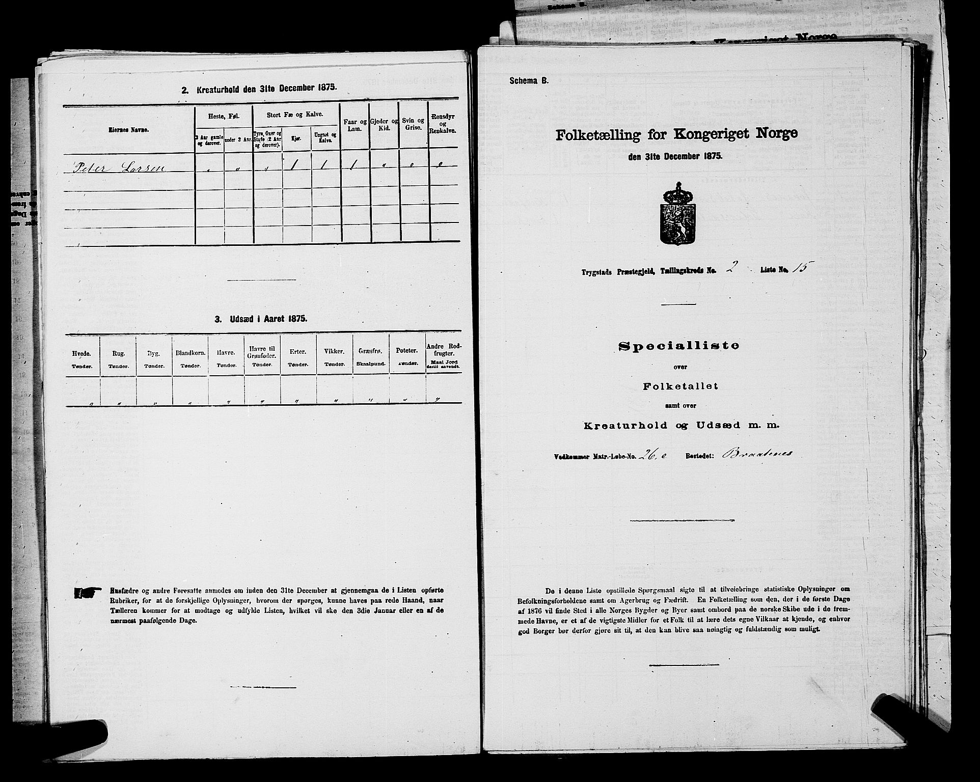 RA, Folketelling 1875 for 0122P Trøgstad prestegjeld, 1875, s. 187