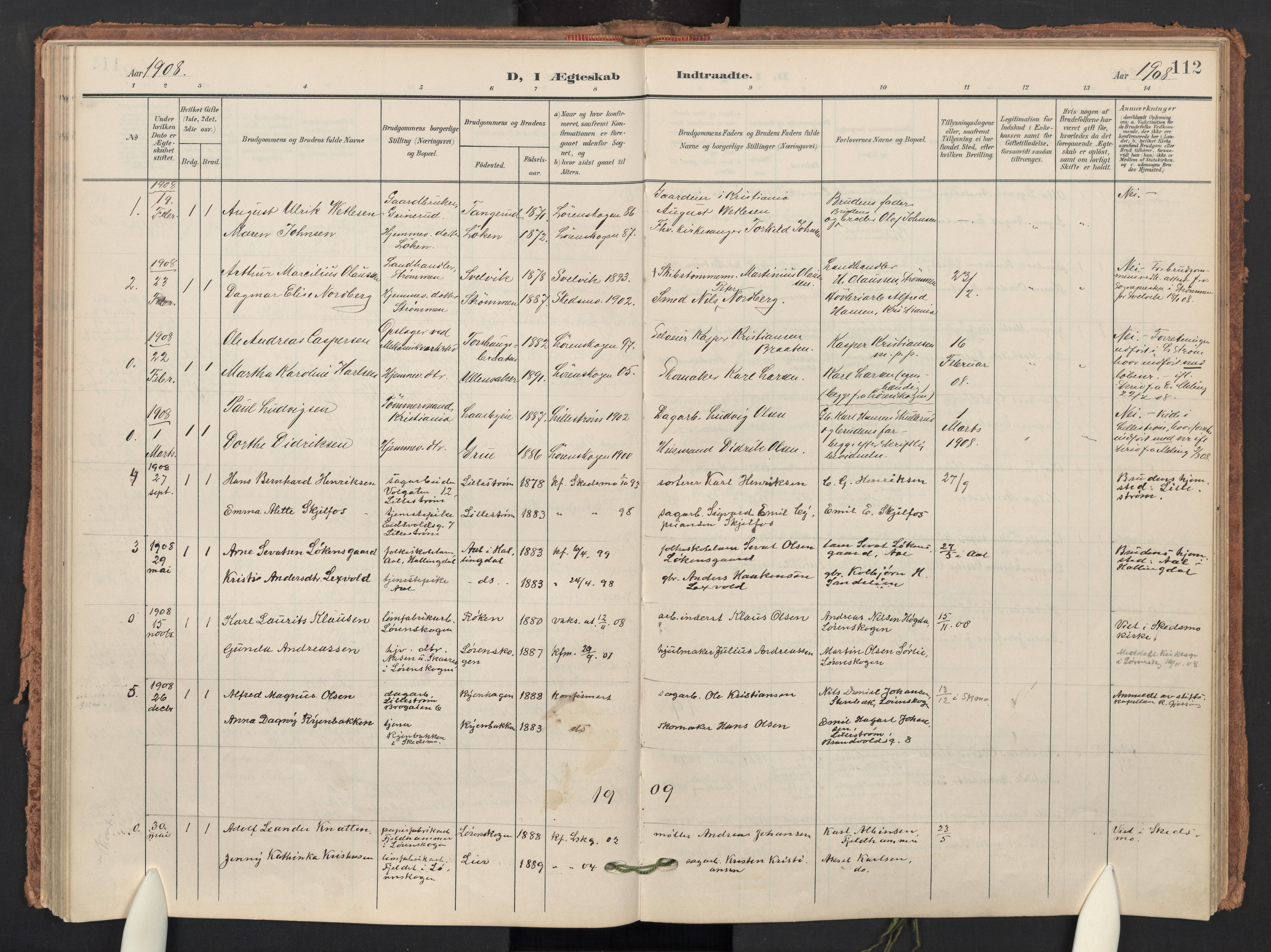 Skedsmo prestekontor Kirkebøker, AV/SAO-A-10033a/F/Fb/L0002: Ministerialbok nr. II 2, 1902-1921, s. 112