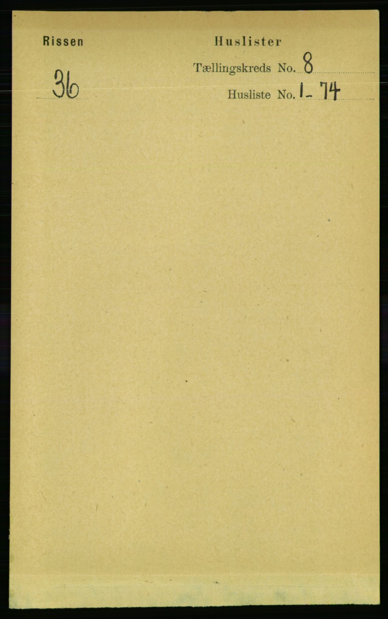 RA, Folketelling 1891 for 1624 Rissa herred, 1891, s. 4561