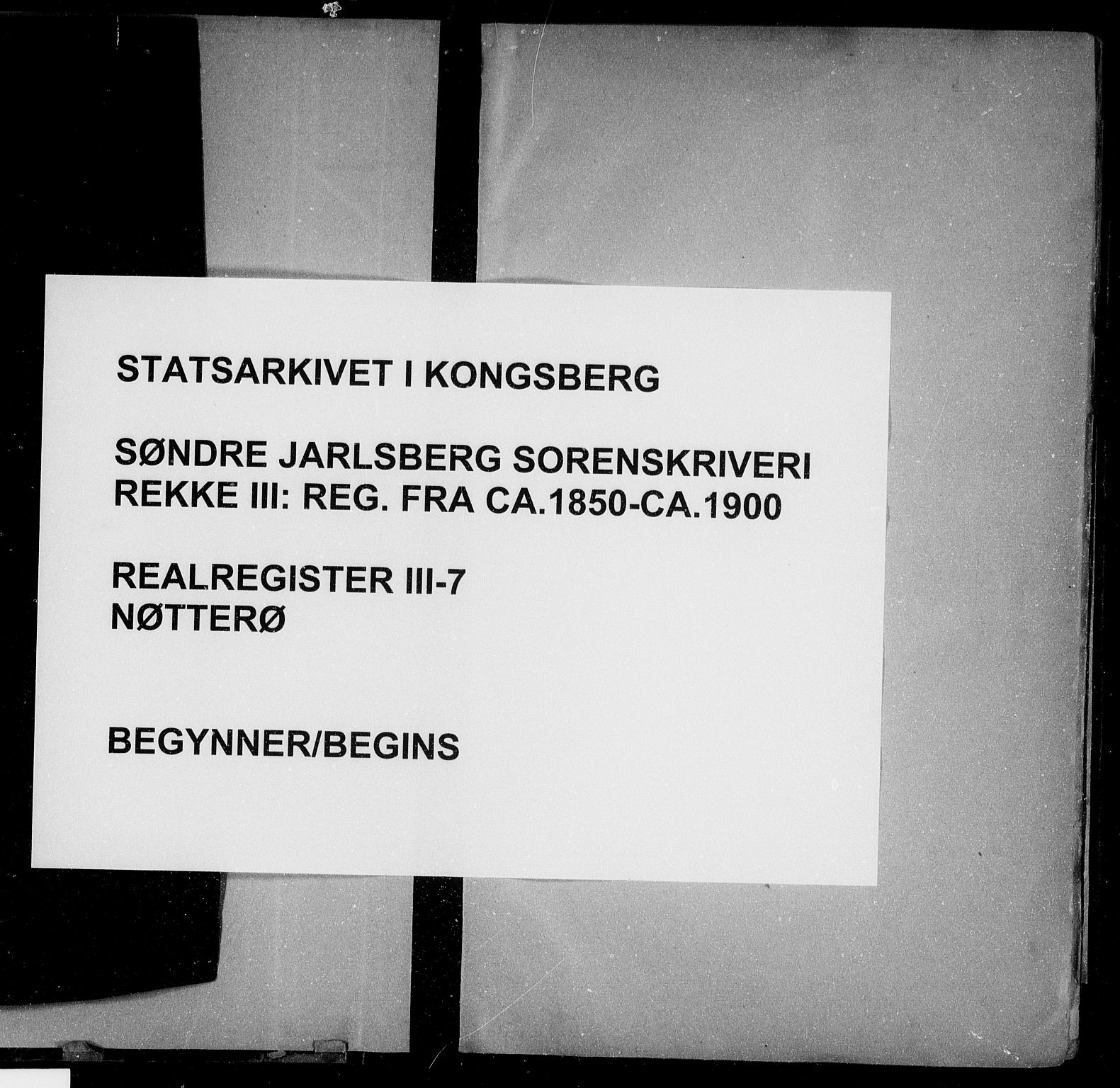 Søndre Jarlsberg sorenskriveri, SAKO/A-129/G/Gb/Gbc/L0007: Panteregister nr. III 7, 1850