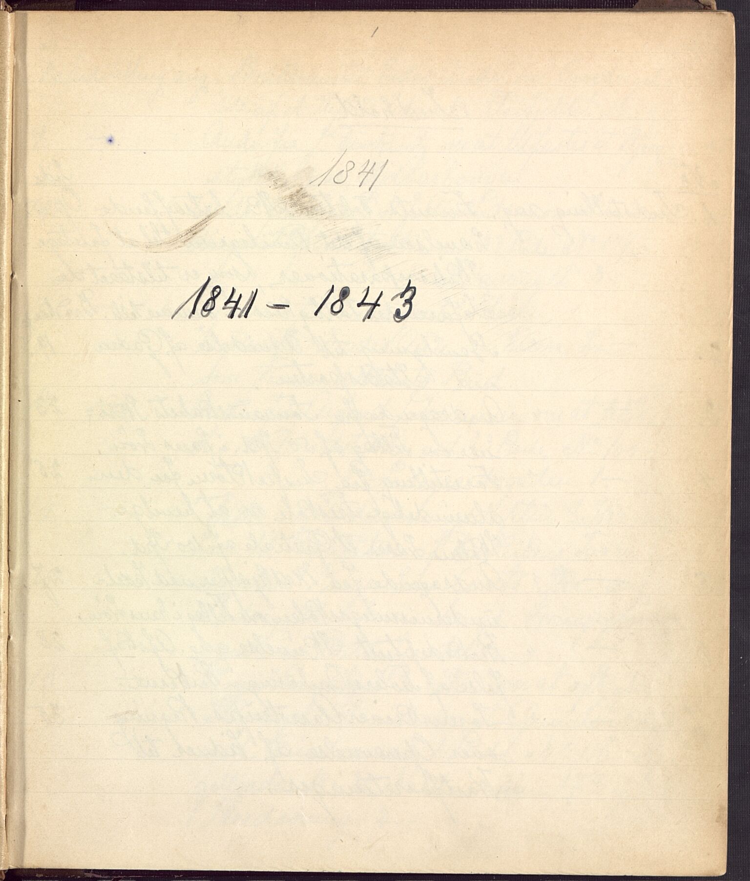 Bergen kommune. Formannskapet, BBA/A-0003/Ad/L0002: Bergens Kommuneforhandlinger, 1841-1843