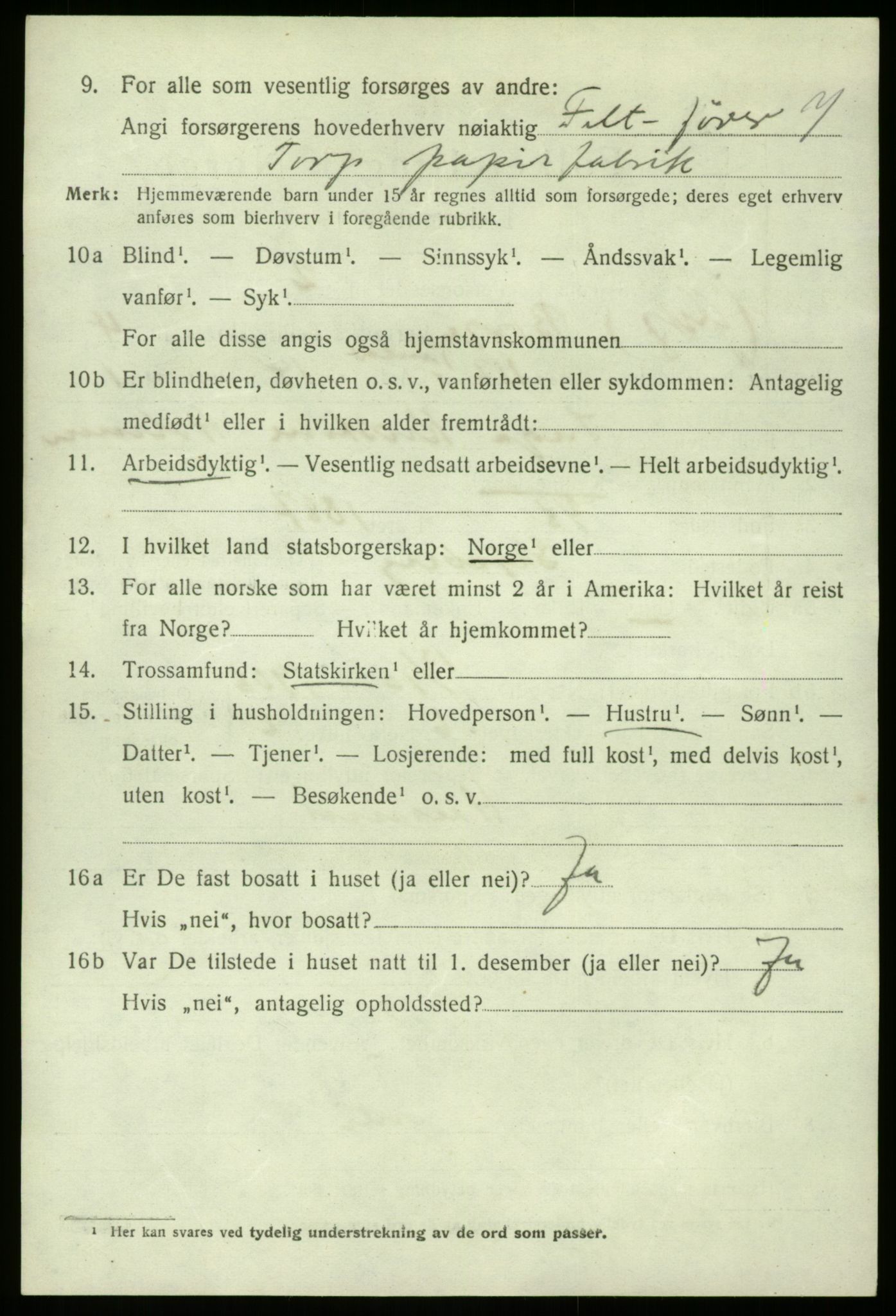 SAO, Folketelling 1920 for 0113 Borge herred, 1920, s. 9238