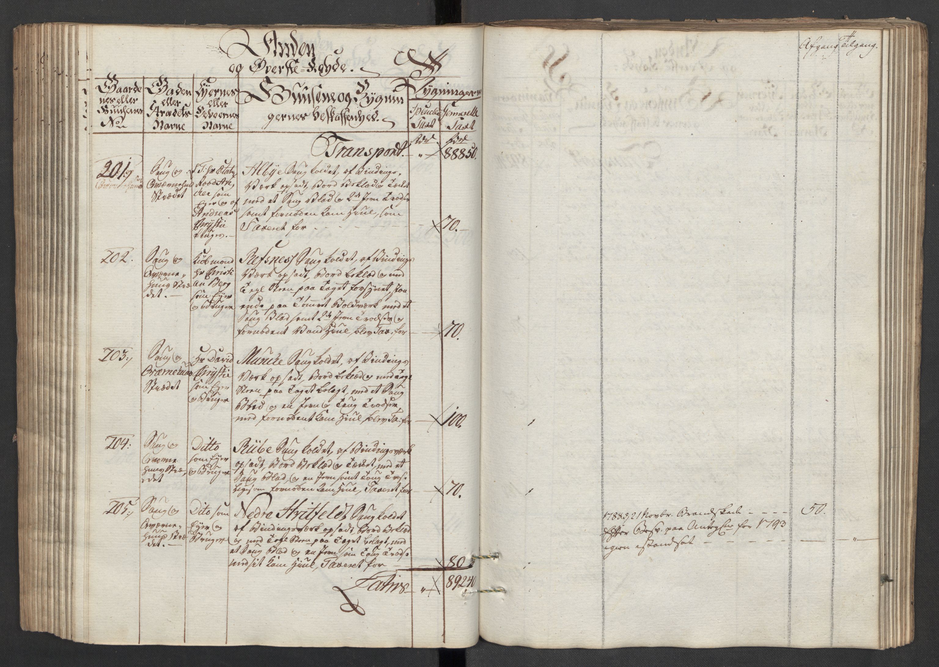 Kommersekollegiet, Brannforsikringskontoret 1767-1814, AV/RA-EA-5458/F/Fa/L0040/0004: Moss / Branntakstprotokoll, 1787, s. 141