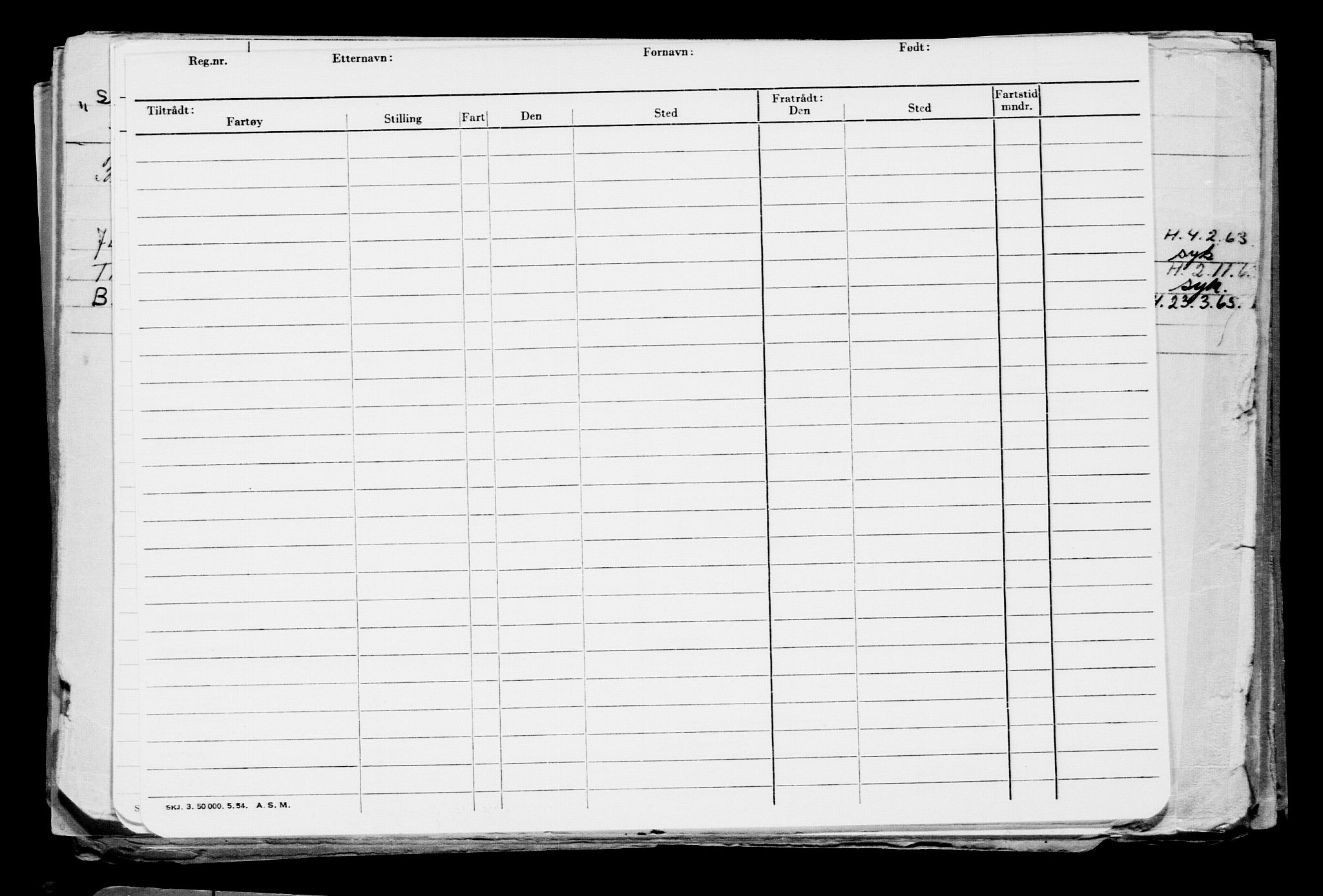 Direktoratet for sjømenn, AV/RA-S-3545/G/Gb/L0186: Hovedkort, 1920, s. 25